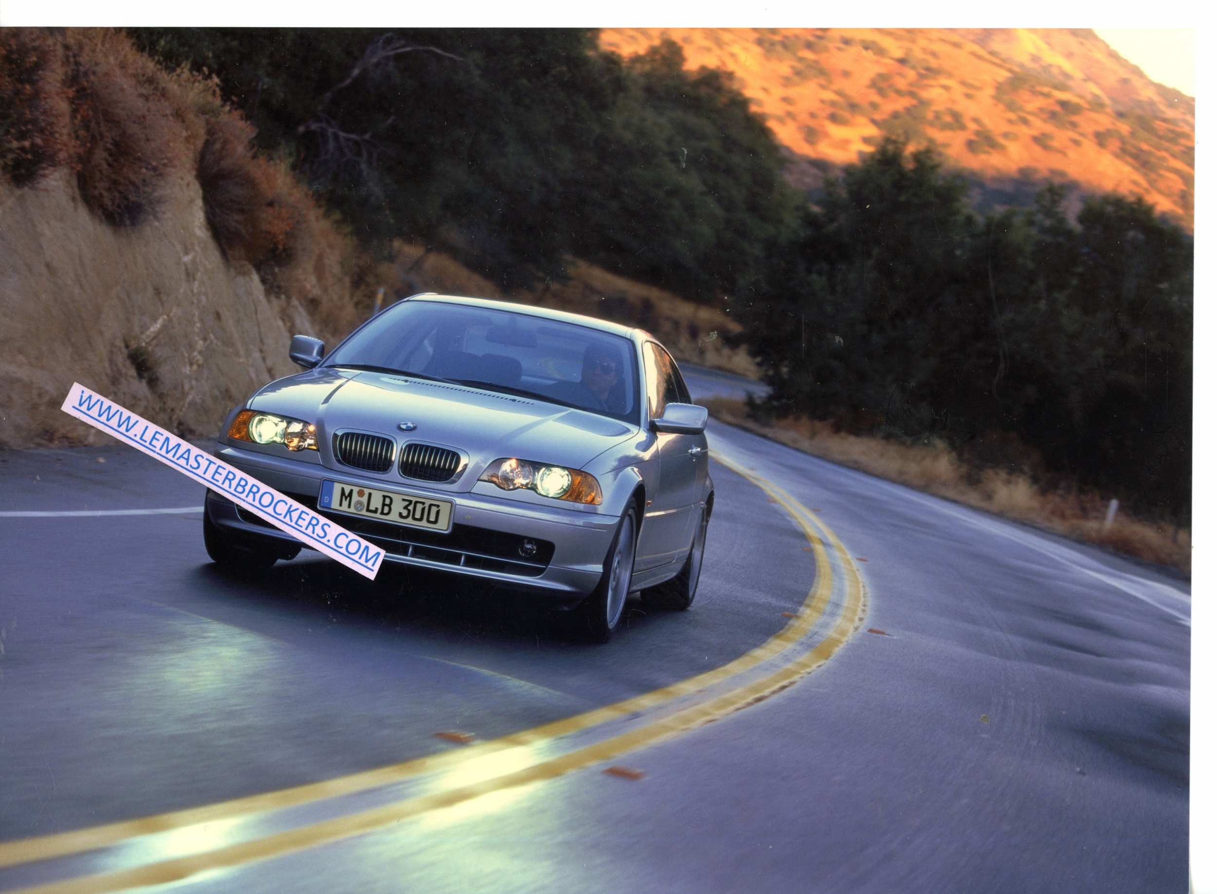 PHOTO BMW SERIE 3 COUPE - PHOTOGRAPHIE BMW AG RE 98.3.2209
