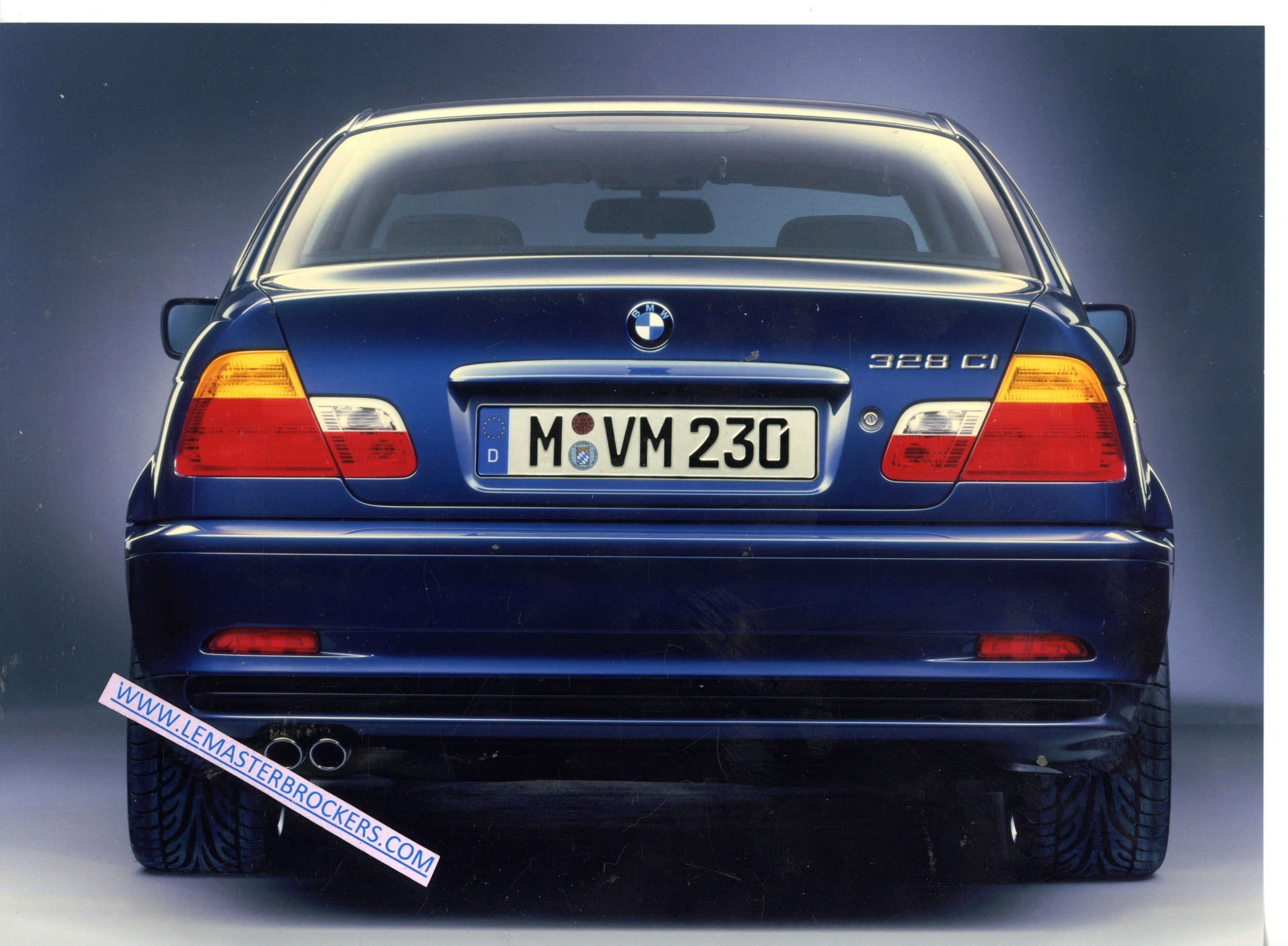 PHOTO BMW SERIE 3 COUPE 328CI - PHOTOGRAPHIE BMW AG RE 98.3.2217