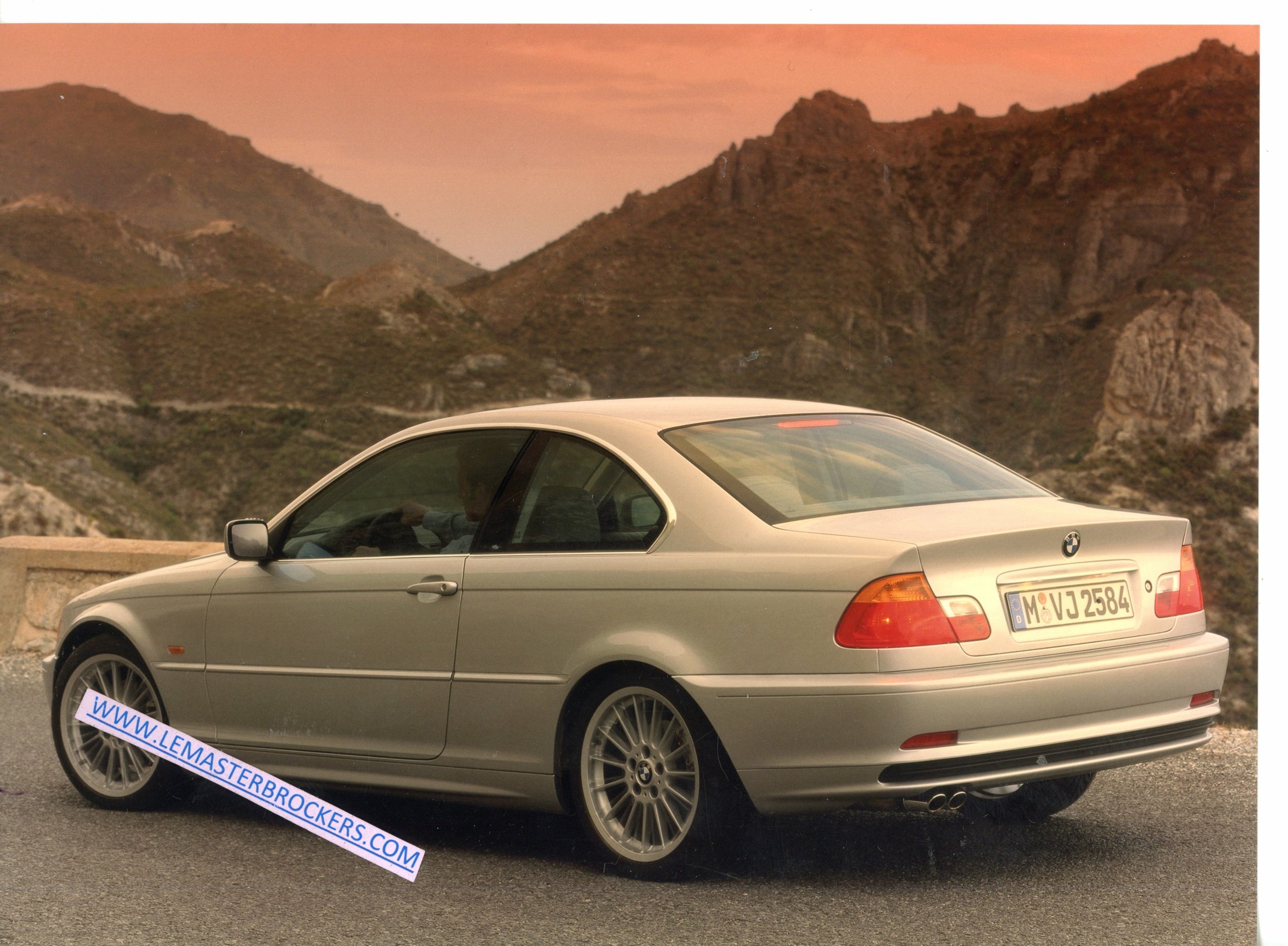 PHOTO BMW SERIE 3 COUPE 328 - PHOTOGRAPHIE BMW AG RE 98.3.2223