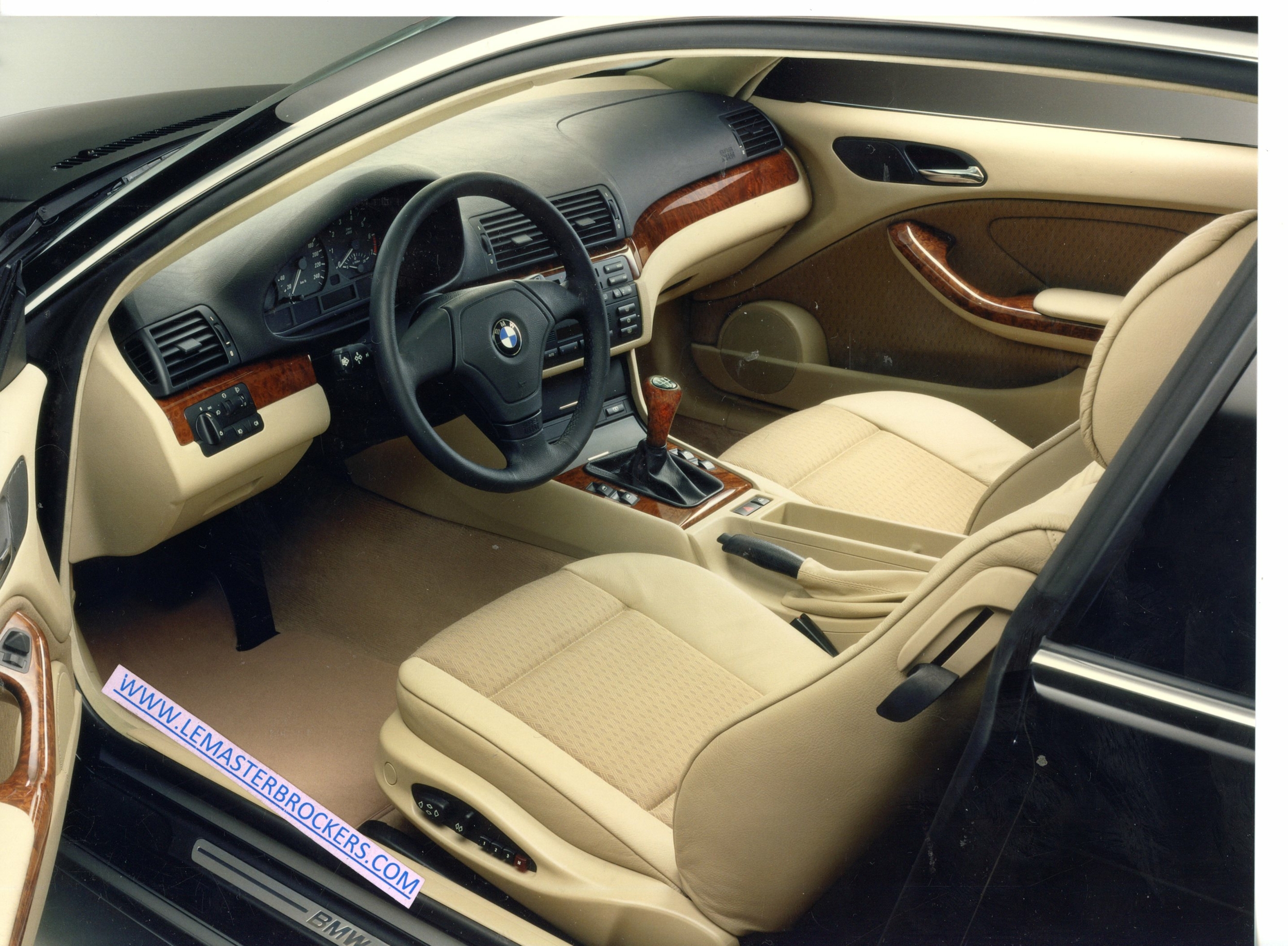PHOTO BMW SERIE 3 COUPE INTERIEUR - PHOTOGRAPHIE BMW AG RE 98.3.2214