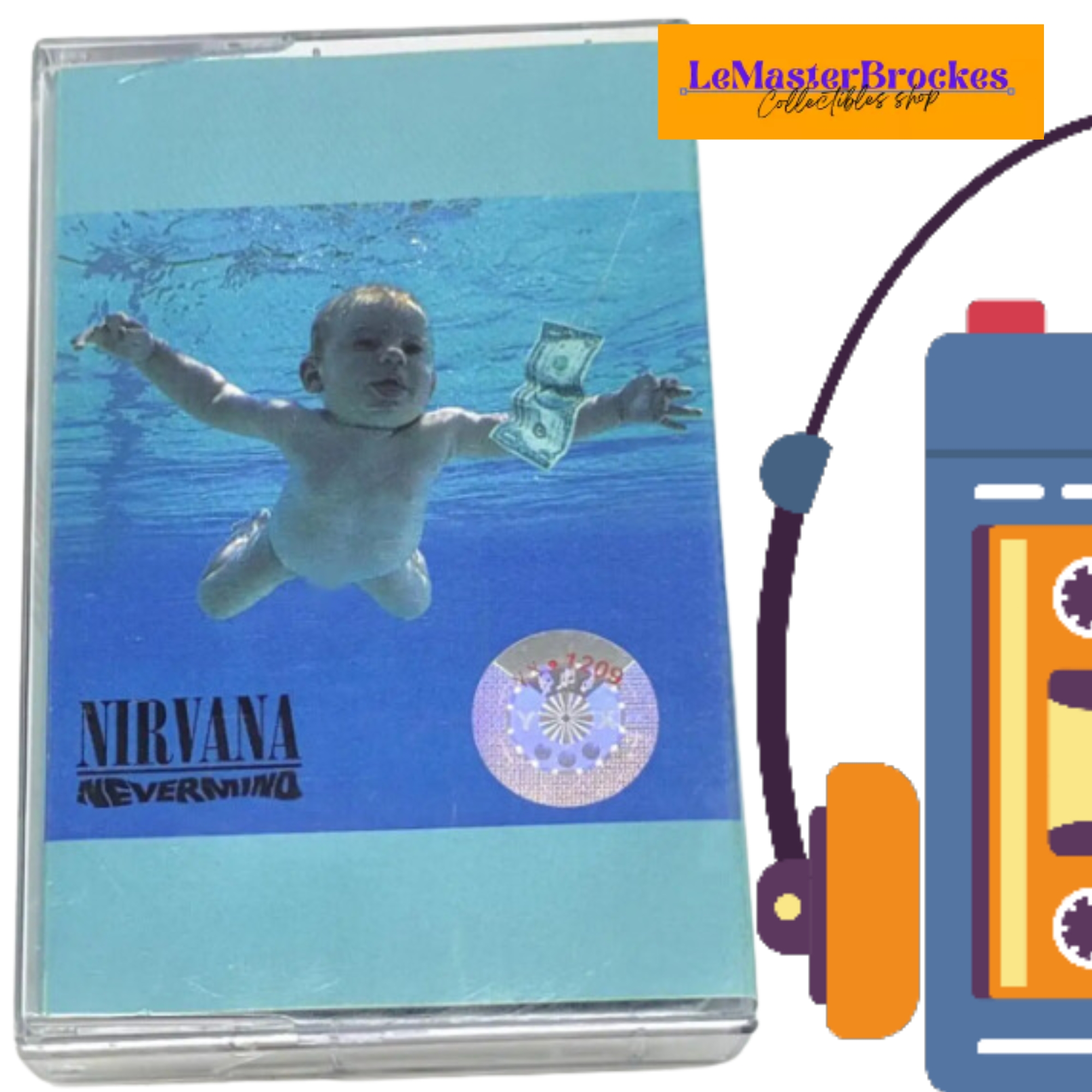 NIRVANA NEVERMIND K7 AUDIO IMPORT