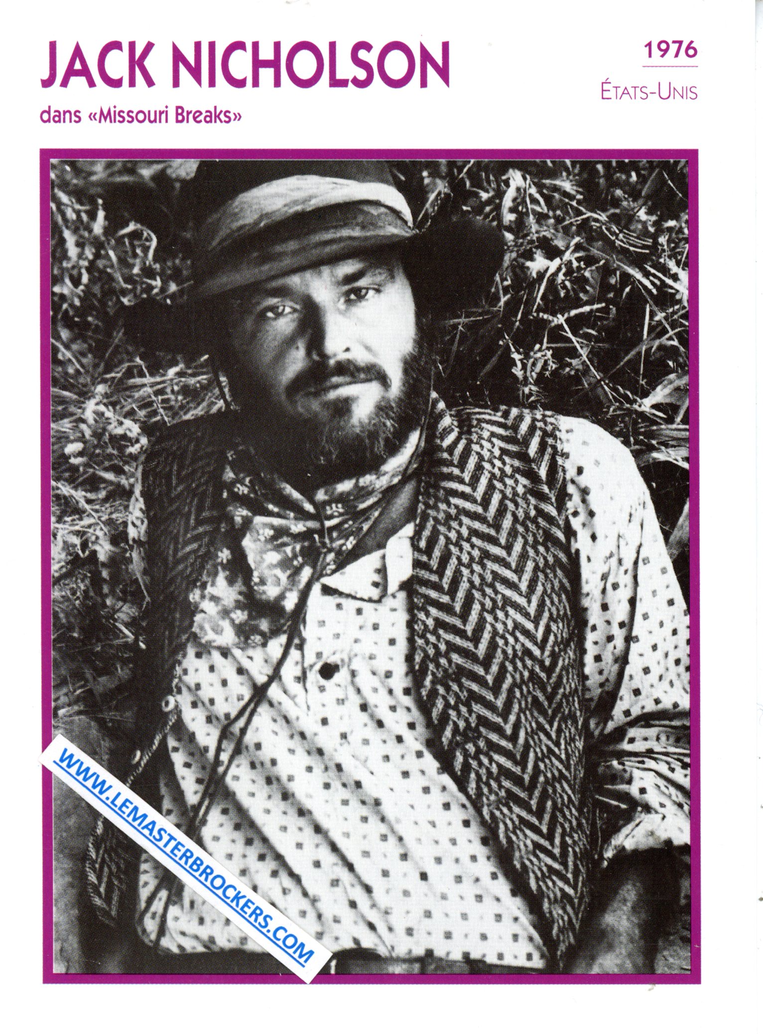 JACK NICHOLSON 1976 DANS MISSOURI BREAKS