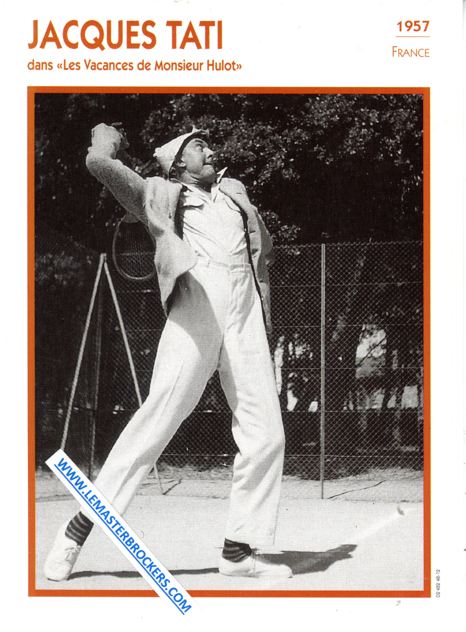 JACQUES TATI 1957 DANS LES VACANCES DE MONSIEUR HULOT