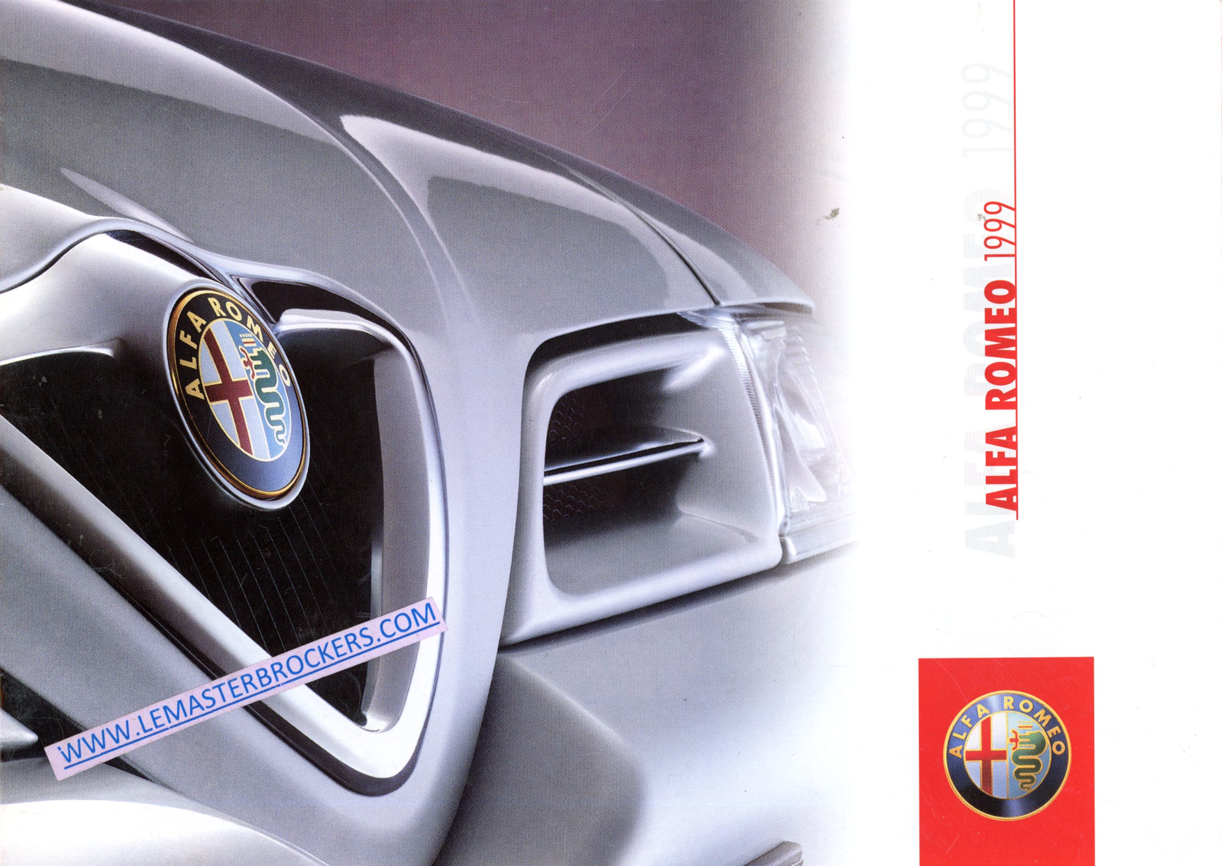 BROCHURE 1999 ALFA ROMEO 145 146 156 166 GTV SPIDER