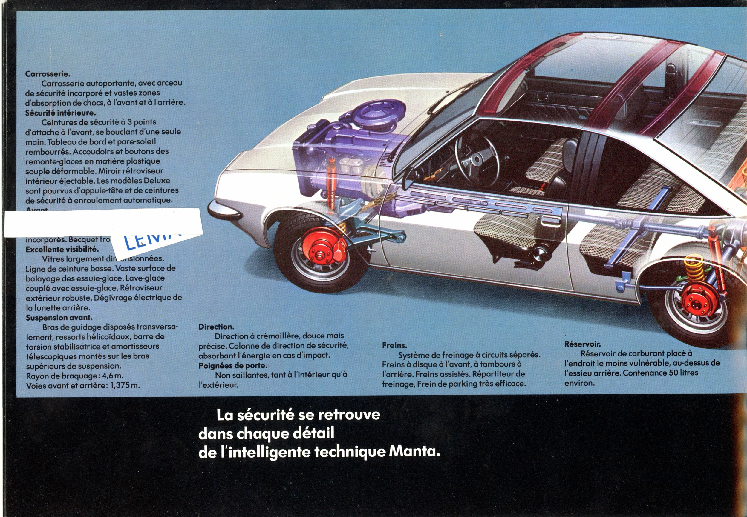 documentation OPEL MANTA