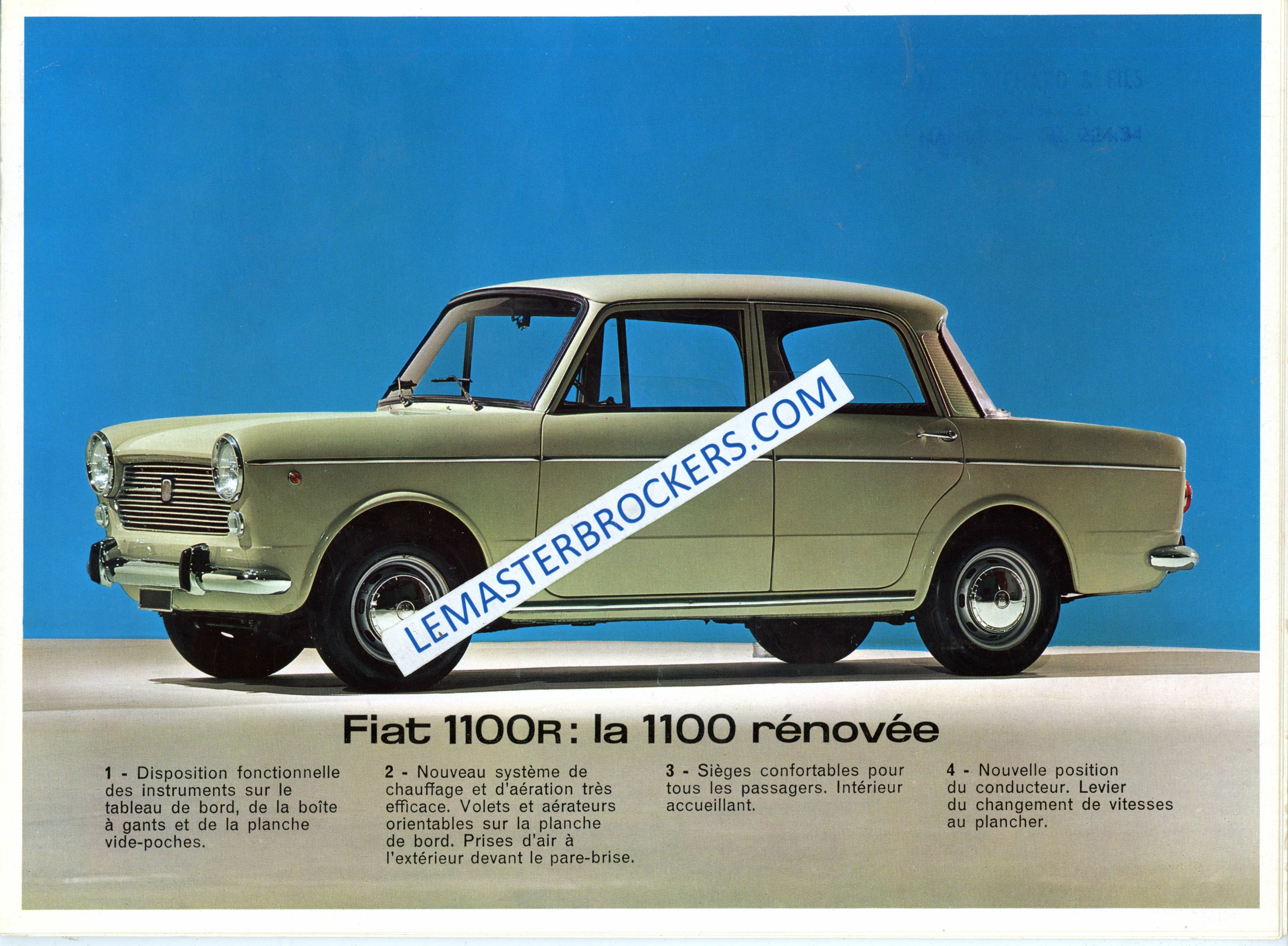 brochure FIAT 1100