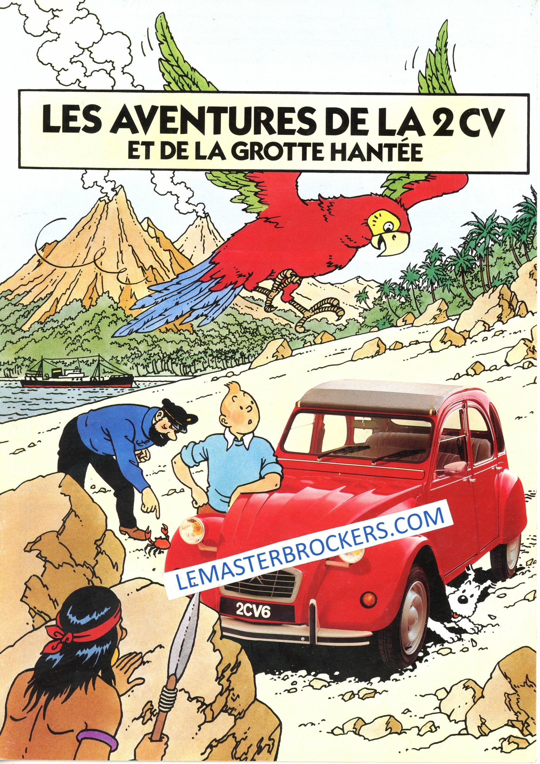 CITROEN TINTIN LES AVENTURES DE LA 2CV