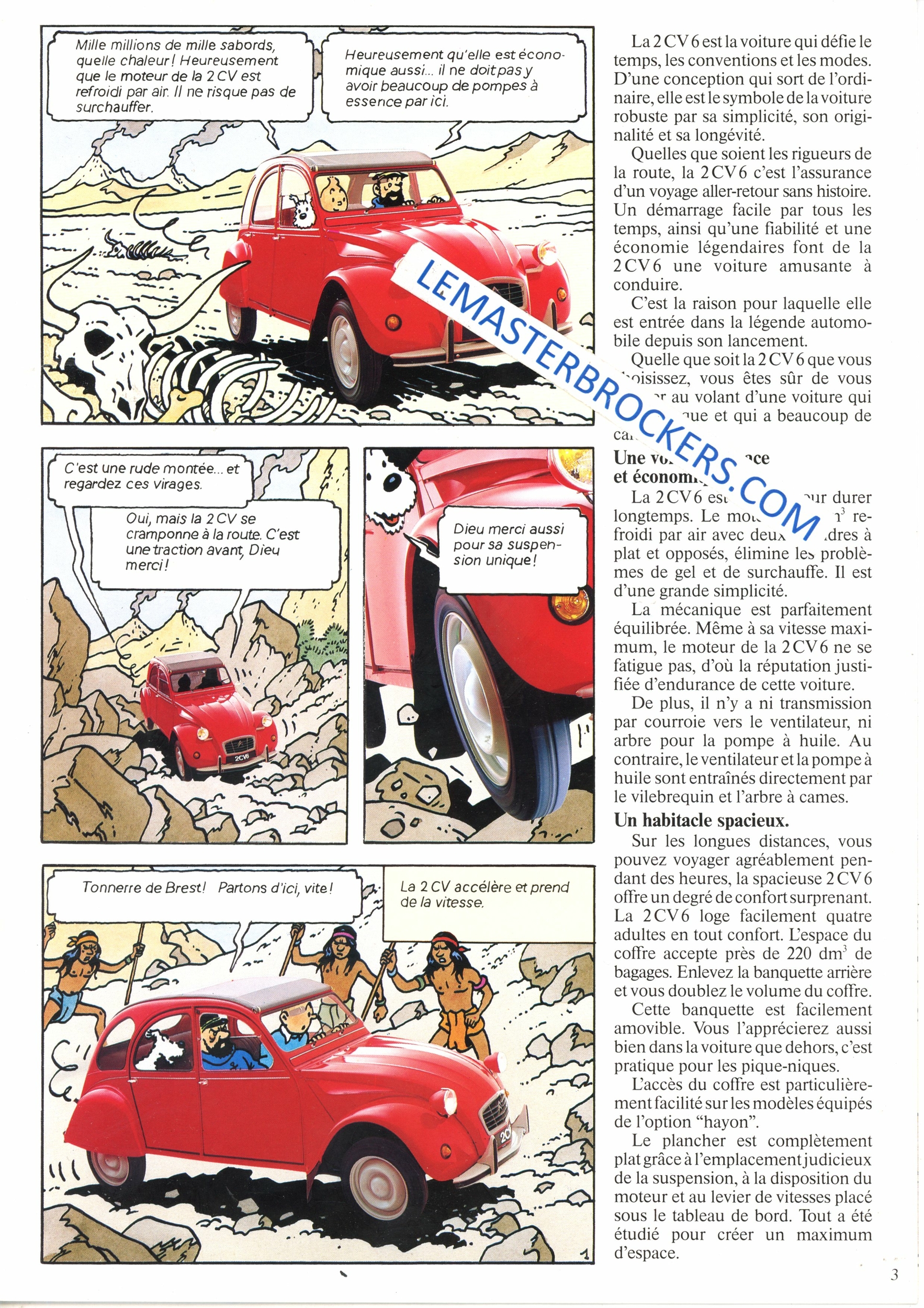 LES AVENTURES DE LA 2CV ET DE LA GROTTE HANTÉE - 1989
