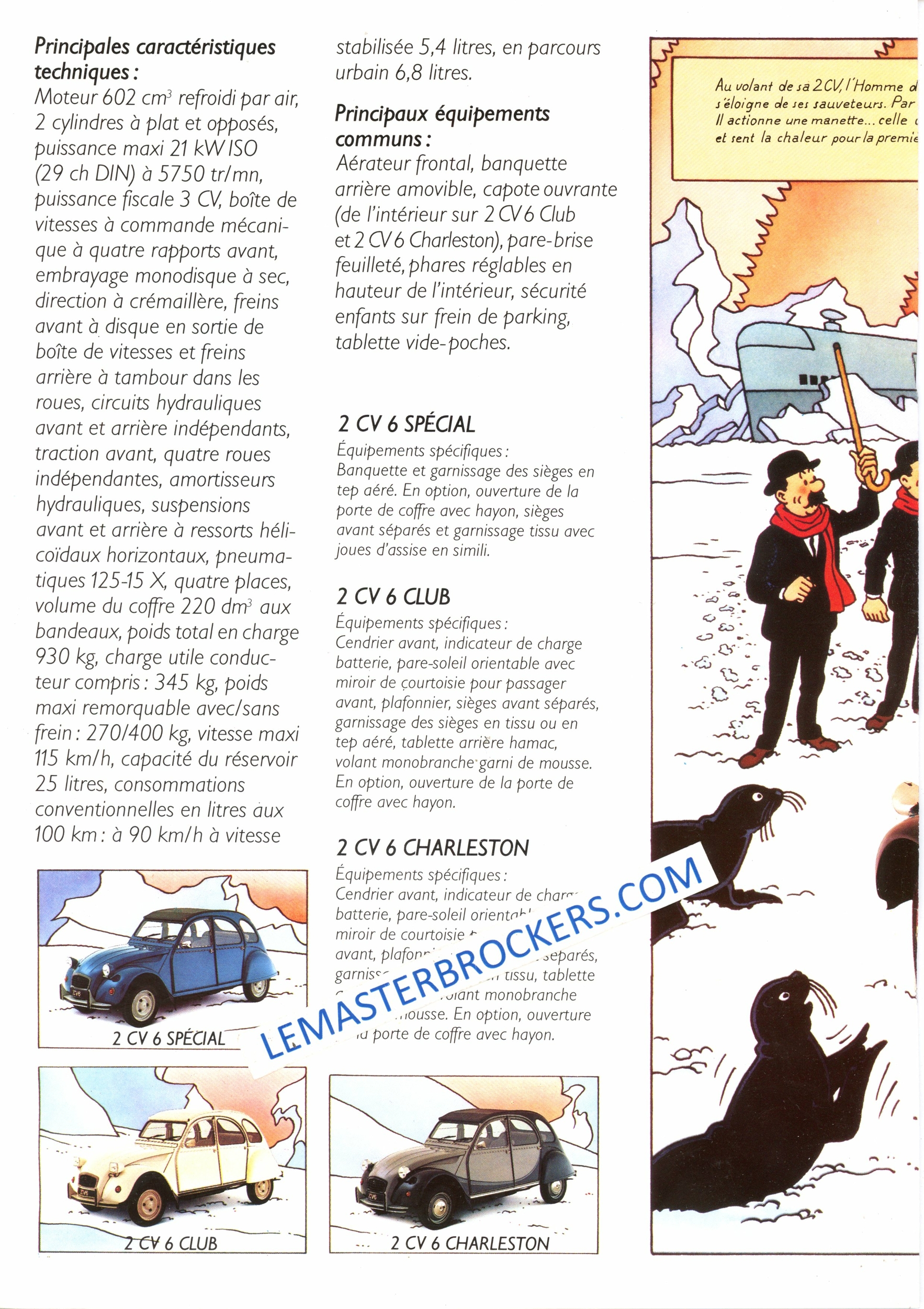LES AVENTURES DE LA 2CV ET DE LHOMME DES NEIGES