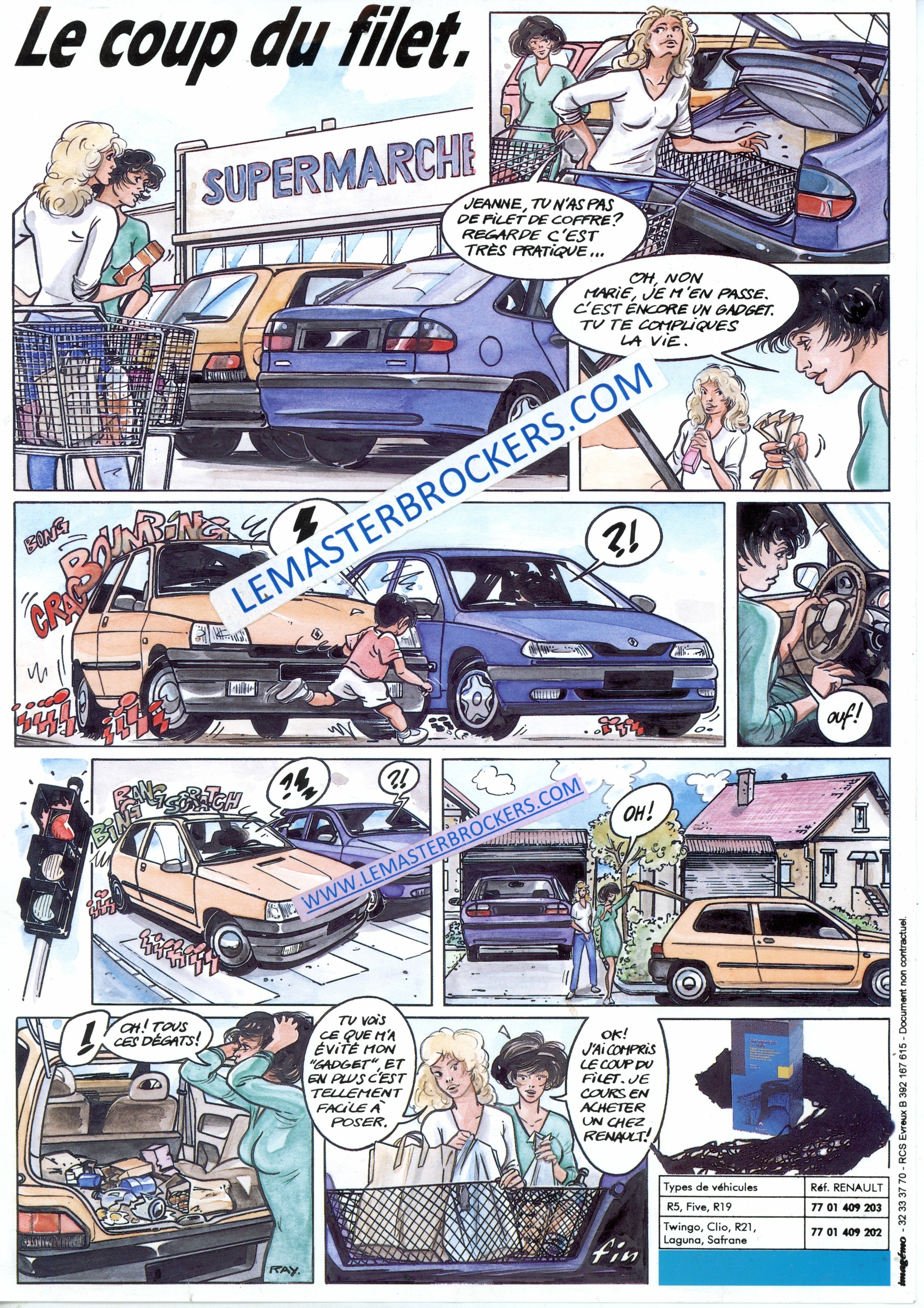 PUB RENAULT LE COUP DU FILET