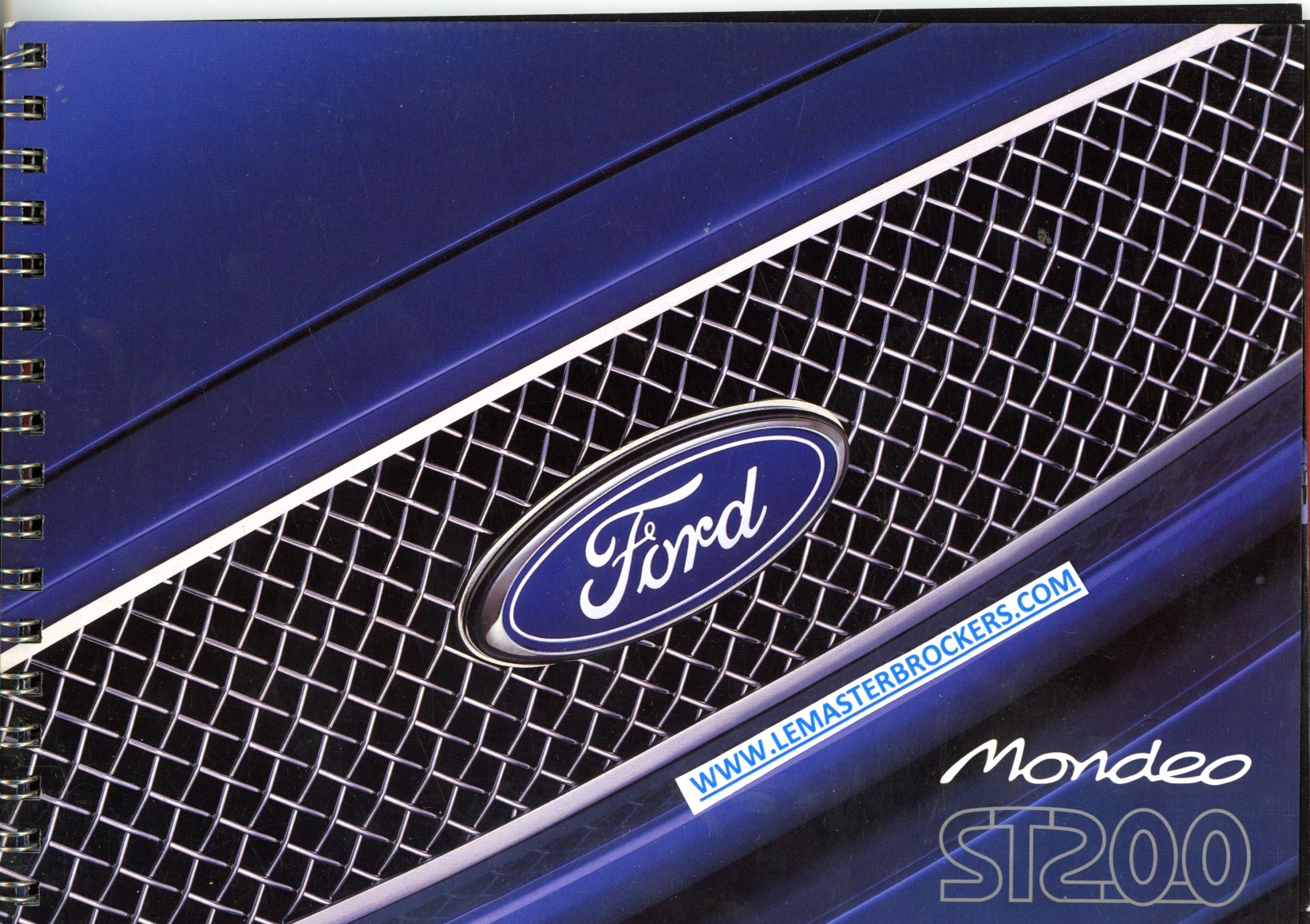 CATALOGUE FORD MONDEO ST200 - 1999