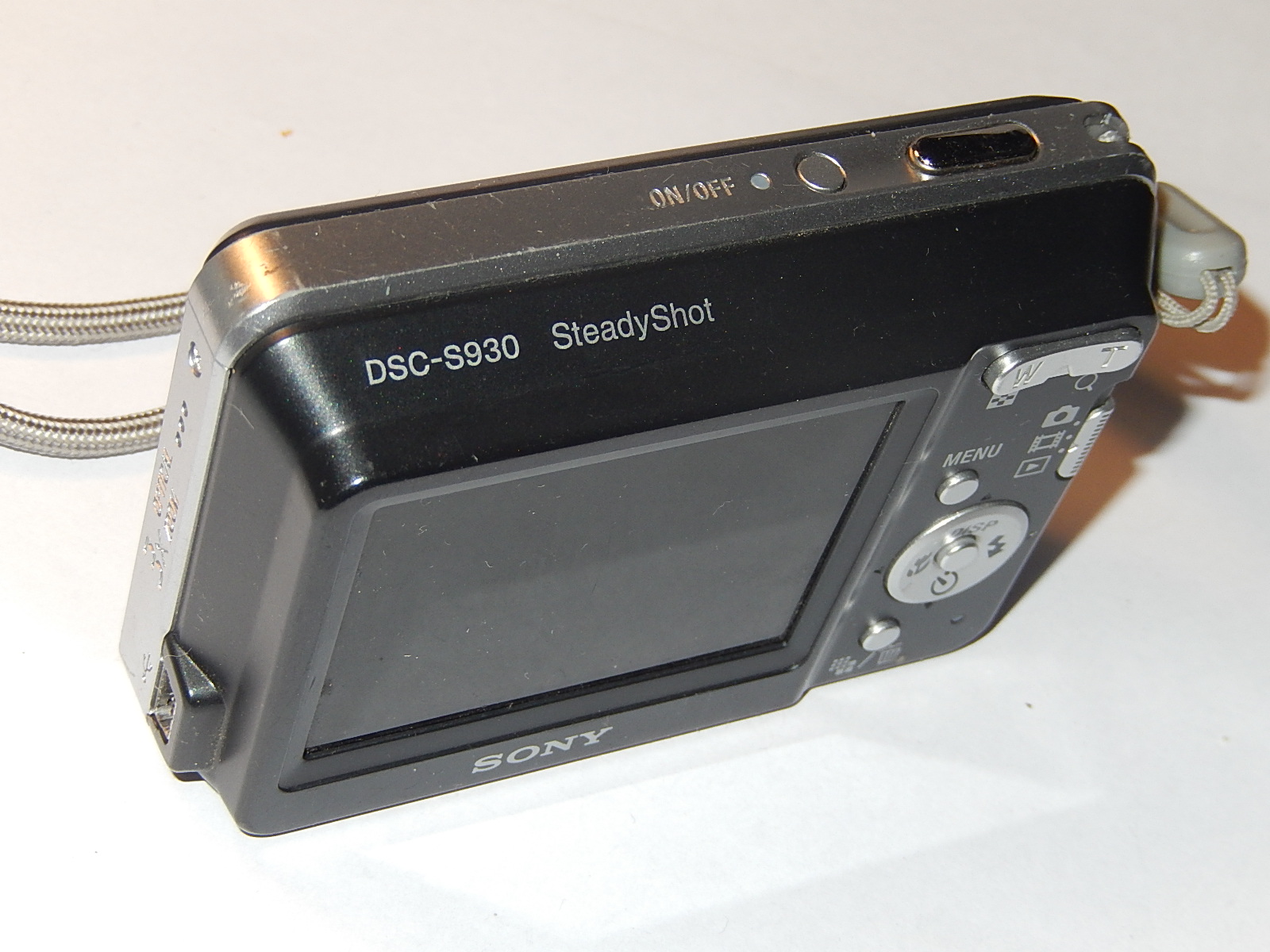 SONY CYBER-SHOT DSC-S930 NOIR - APPAREIL HORS-SERVICE
