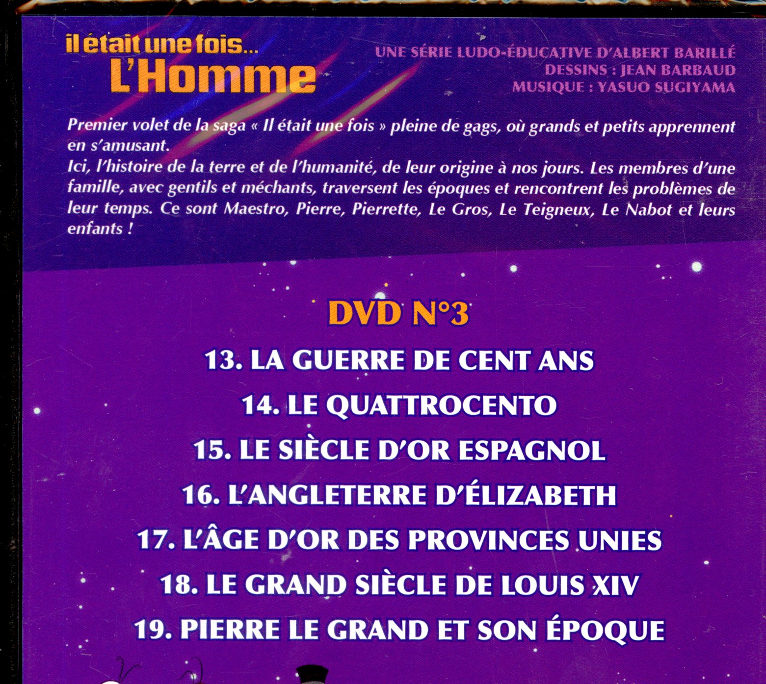 DVD IL ETAIT UNE FOIS LHOMME DVD 3 EPISODES 13 A 19