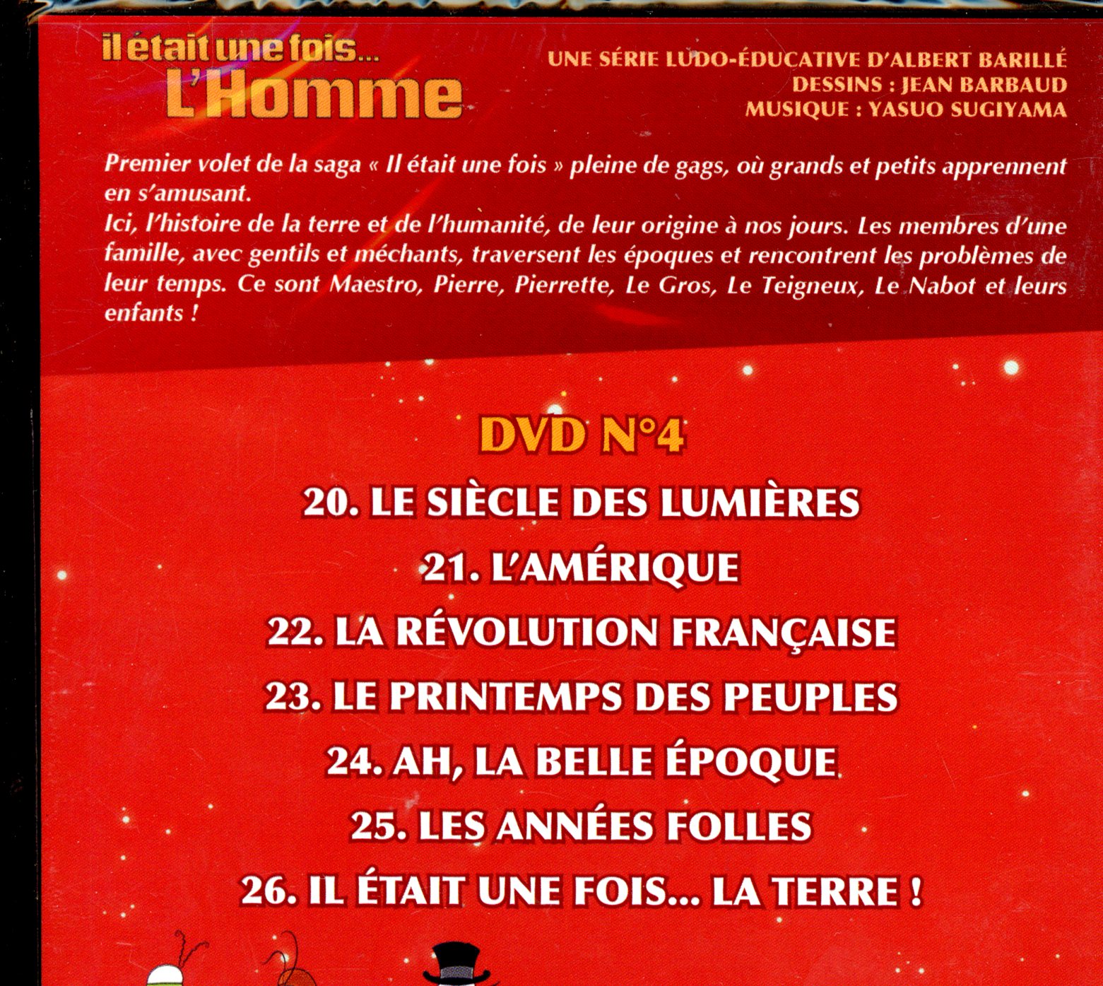 DVD IL ETAIT UNE FOIS LHOMME DVD 4 EPISODES 20 A 26