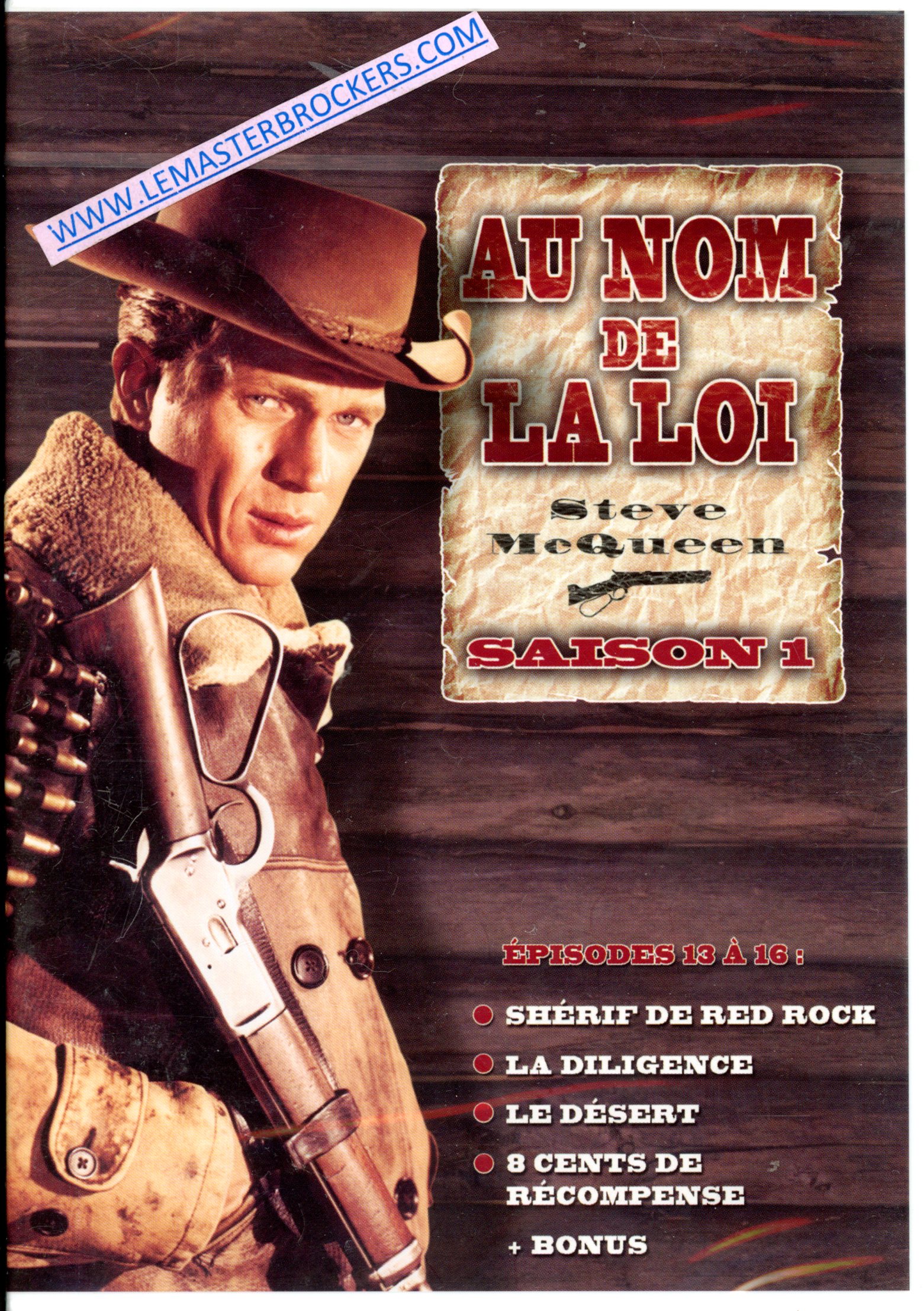 AU NOM DE LA LOI - STEVE MCQUEEN DVD SAISON 1 EPISODES 13 A 16