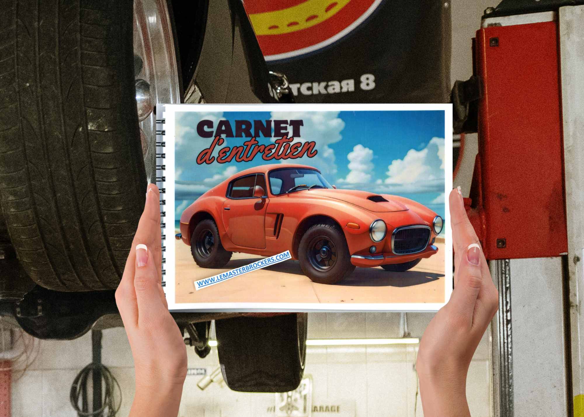 CARNET DENTRETIEN VOITURE DE SPORT DE COLLECTION
