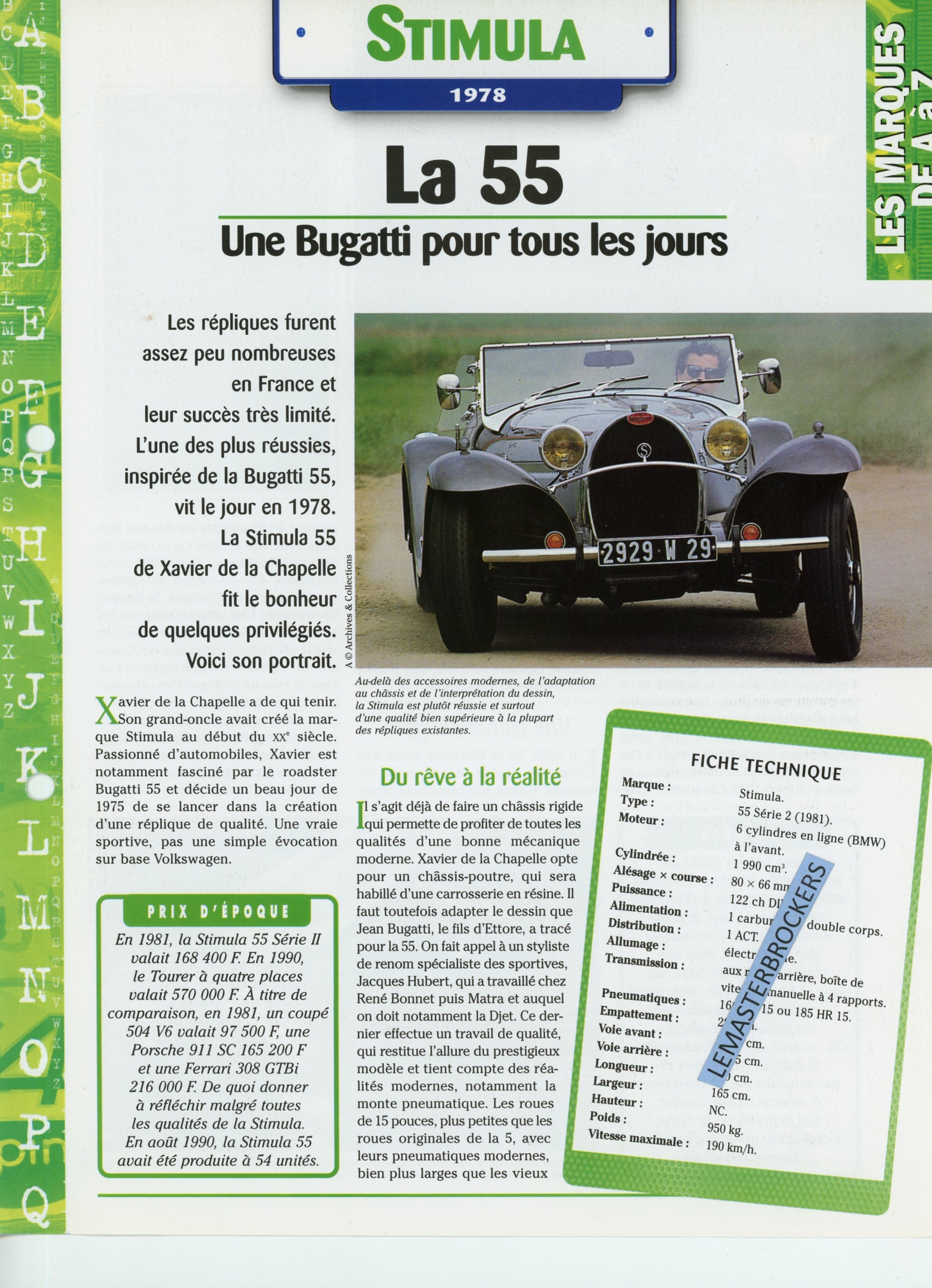STIMULA-55-BMW-FICHE-AUTO-HACHETTE-LEMASTERBROCKERS