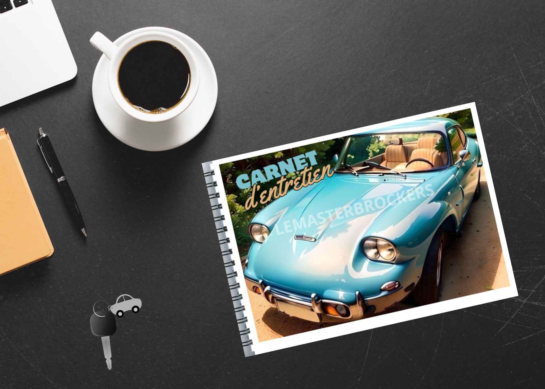 CD PANHARD EN ILLUSTRATION SUR CARNET DENTRETIEN UNIVERSEL