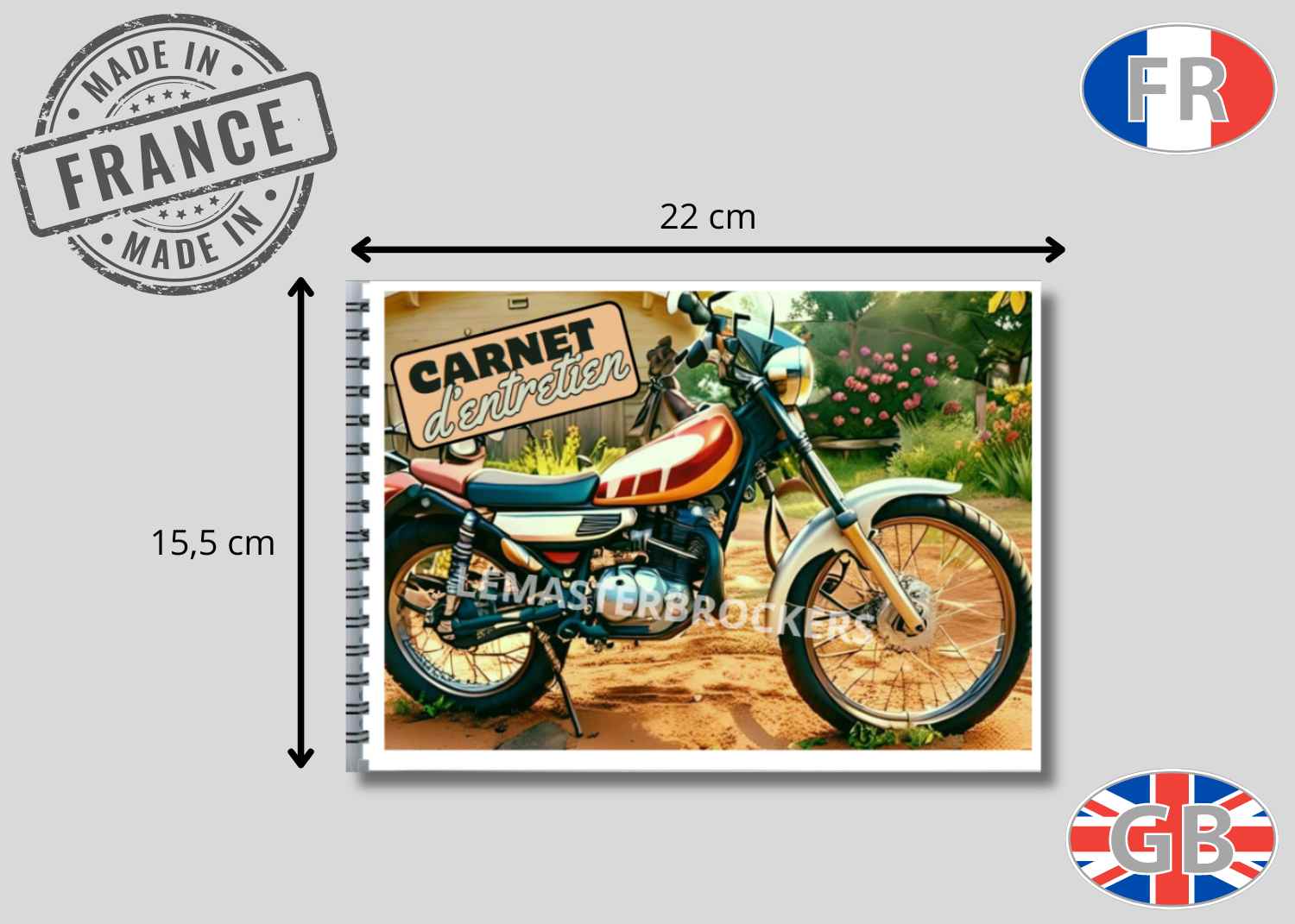CARNET DENTRETIEN MOTO TRIAL VINTAGE