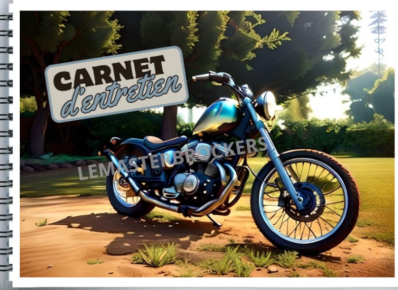 CARNET DENTRETIEN MOTO CHOPPER COMPATIBLES TOUTE MARQUES