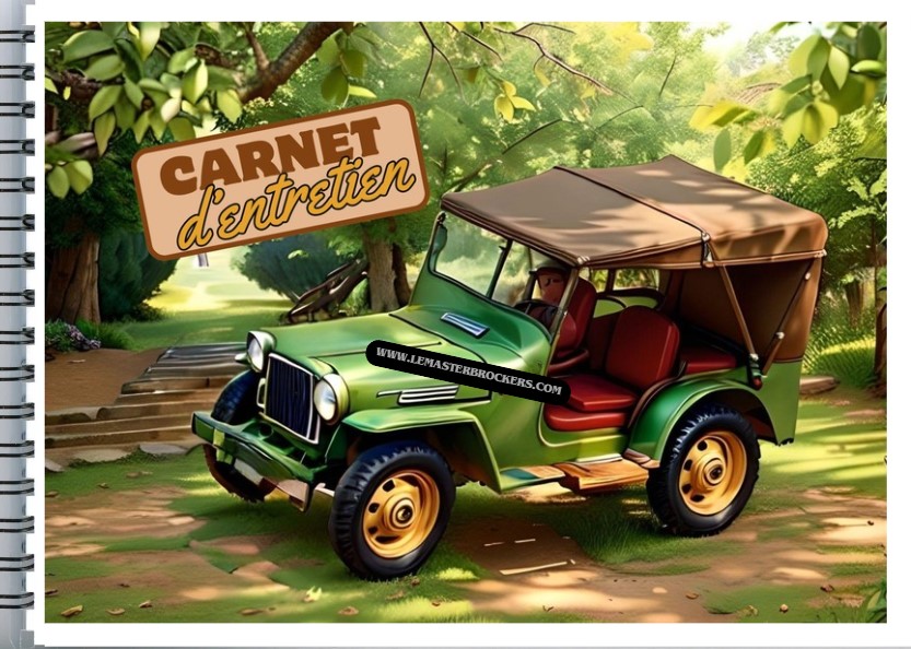 CARNET DENTRETIEN JEEP WILLYS GPW 4X4