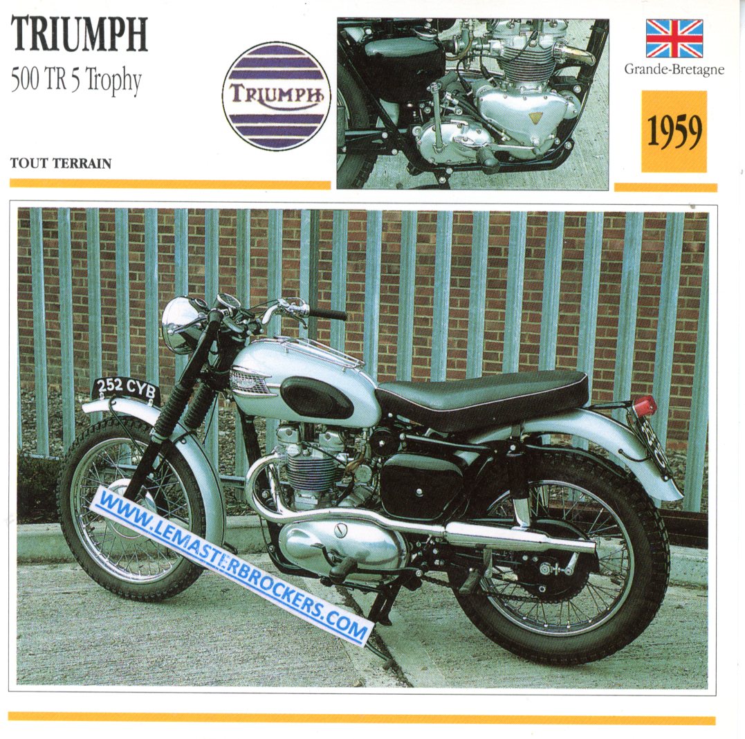 TRIUMPH TR5 TROPHY 500 1959