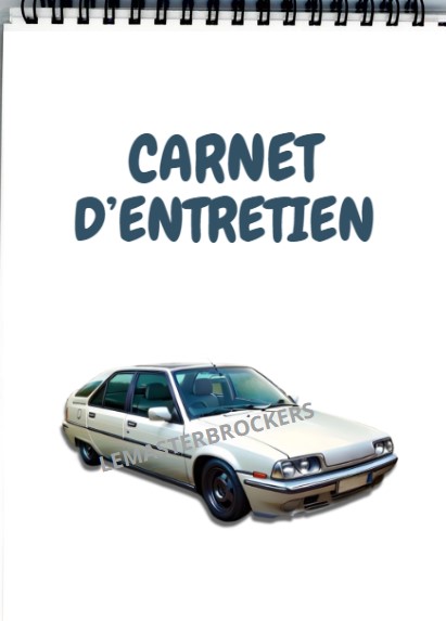CARNET DENTRETIEN VOITURE DE COLLECTION BERLINE