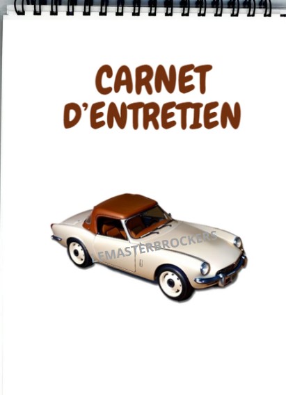 CARNET DENTRETIEN VOITURE SPITFIRE