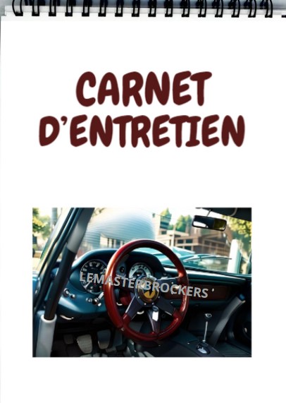 CARNET D'ENTRETIEN VOITURE DE COLLECTION DB LE MANS