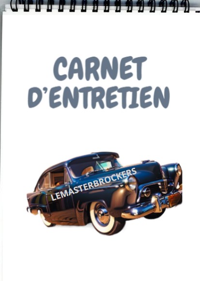 CARNET D'ENTRETIEN KAISER VOITURE SIXTIES 1950