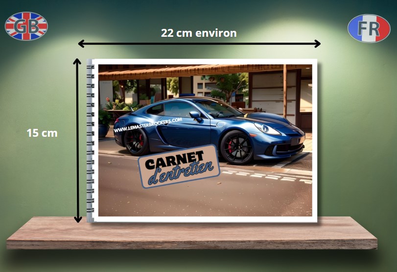 CARNET DENTRETIEN VOITURE SUPERCARS