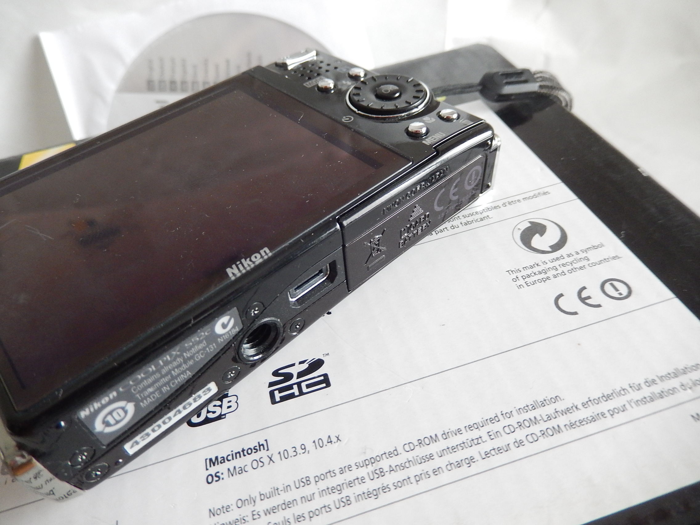 NIKON COOLPIX S52c appareil photo numerique vintage