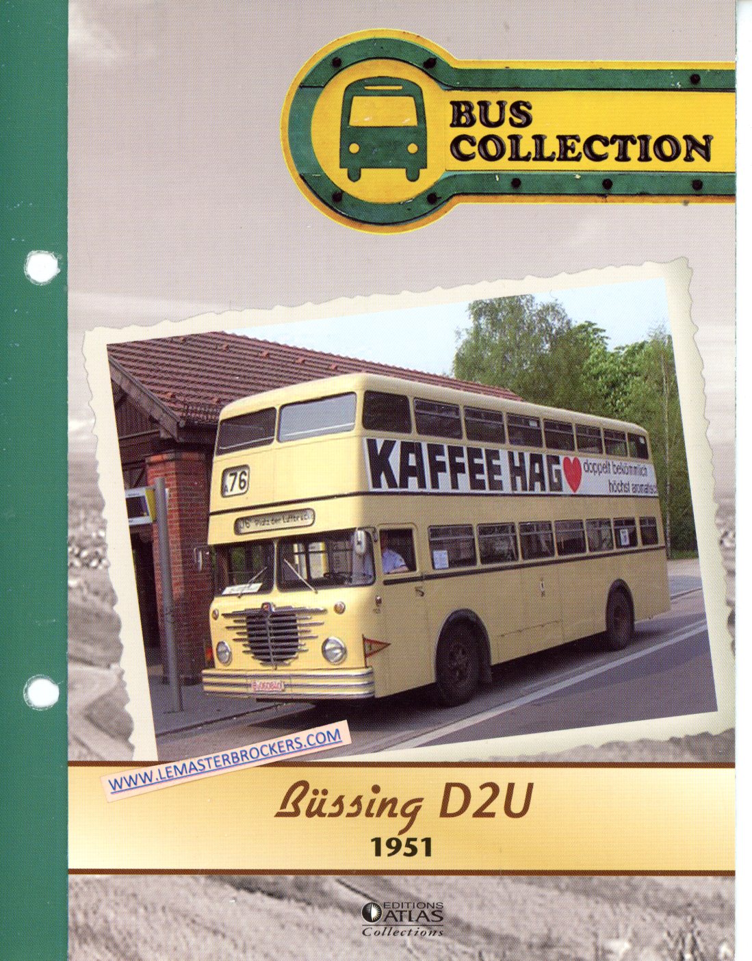 FASCICULE BUSSING D2U 1951