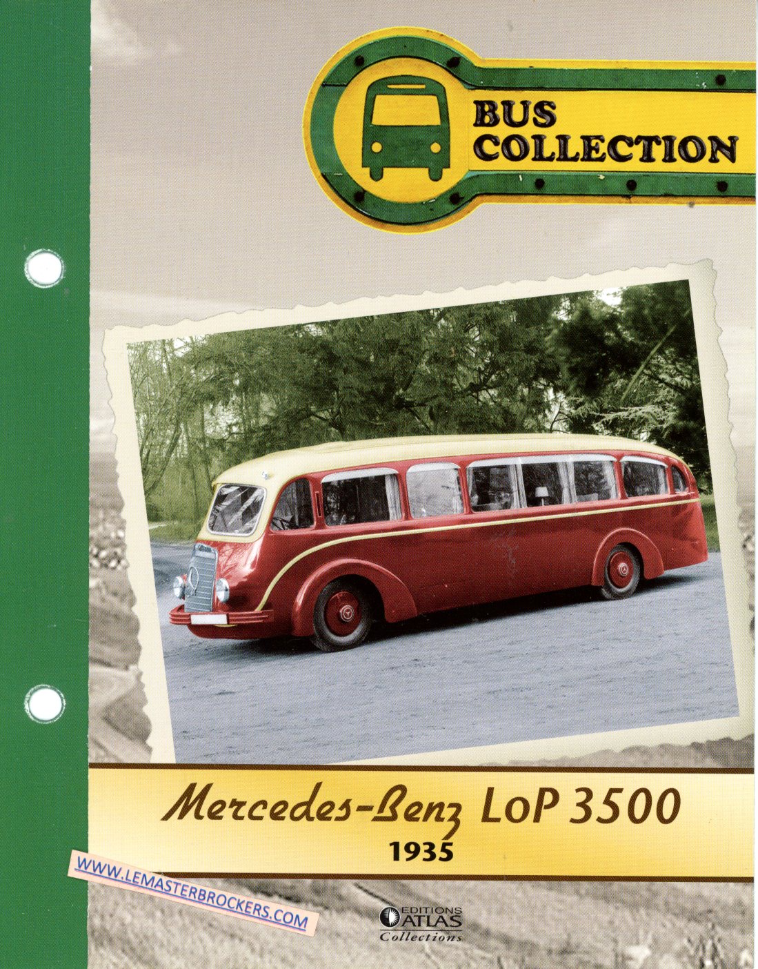 FASCICULE MERCEDES-BENZ LOP 3500 1935