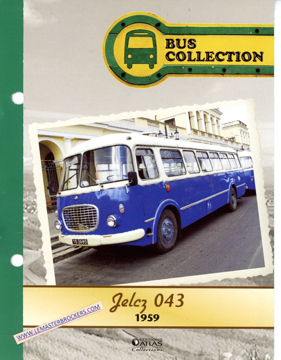 FASCICULE AUTOBUS JELEZ 043 1959