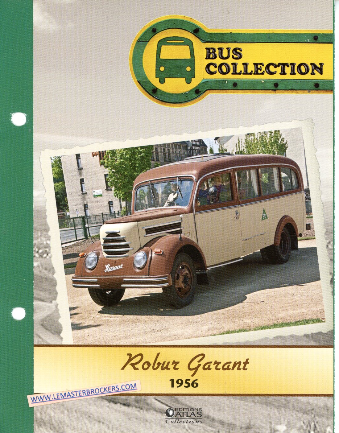 FASCICULE AUTOBUS ROBUR GARANT 1956