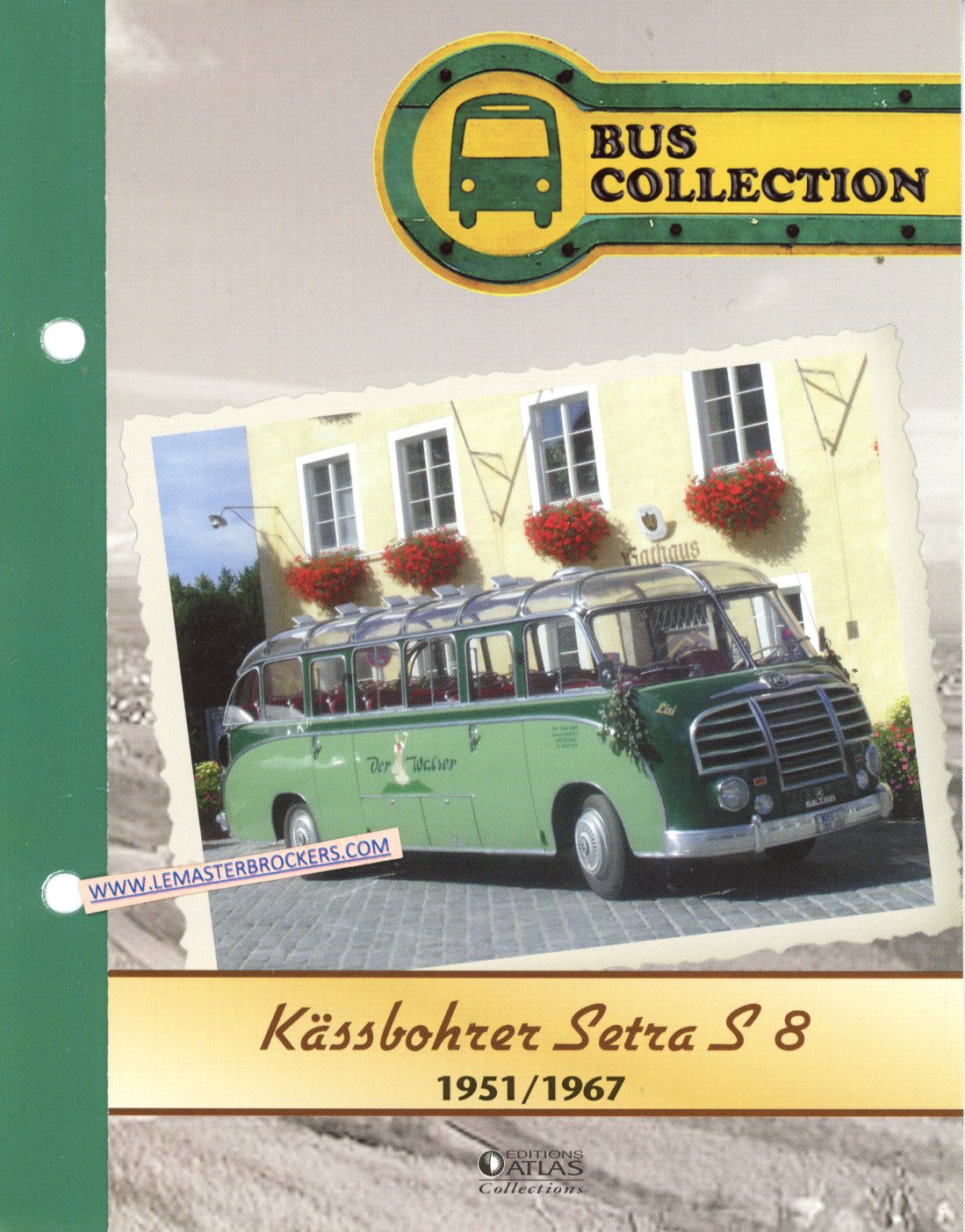 FASCICULE AUTOBUS KASSBOHRER SETRA S8 1951 1967