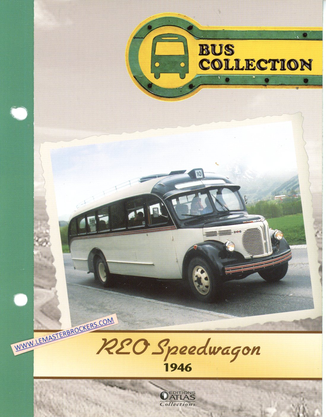 FASCICULE AUTOBUS REO SPEEDWAGON 1946