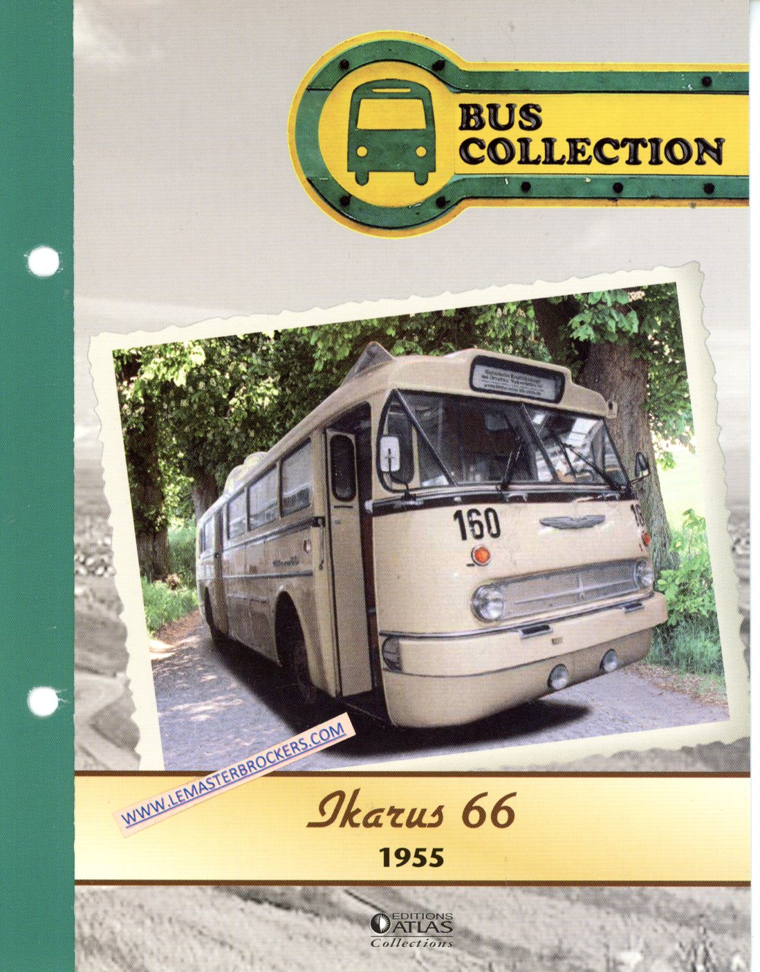 FASCICULE AUTOBUS SKARUS 66 1955