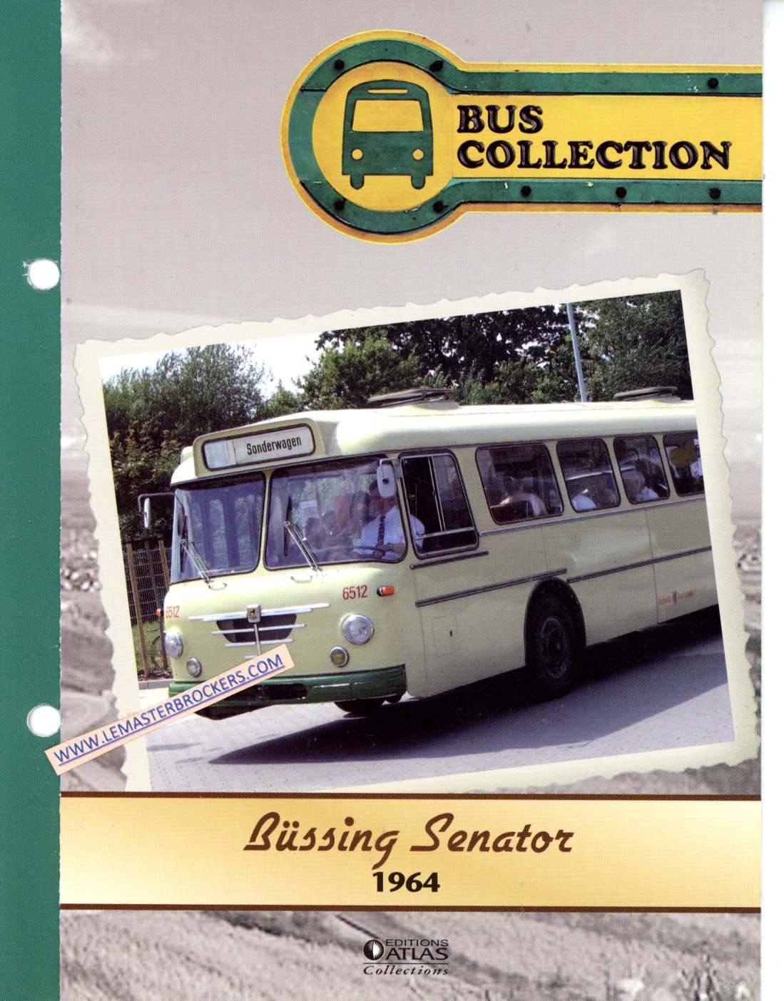 FASCICULE AUTOBUS BUSSING SENATOR 1964