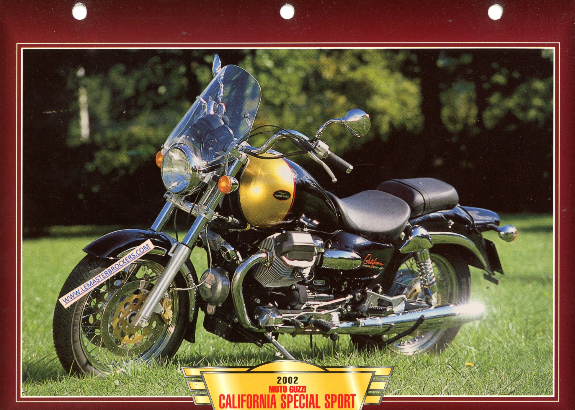 FICHE MOTO GUZZI CALIFORNIA SPECIAL SPORT 2002
