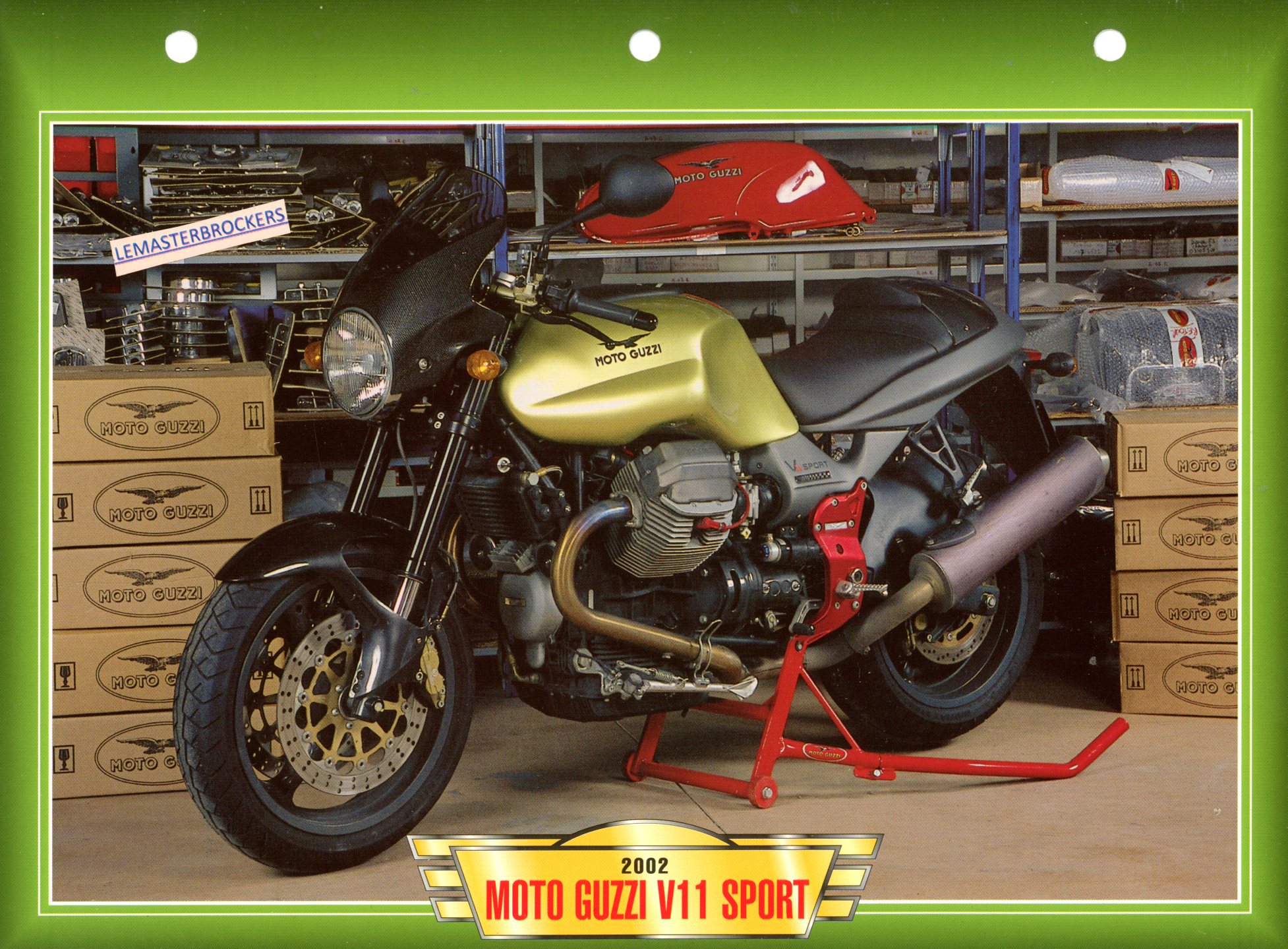 DOCUMENT FICHE MOTO GUZZI V11 SPORT 2002