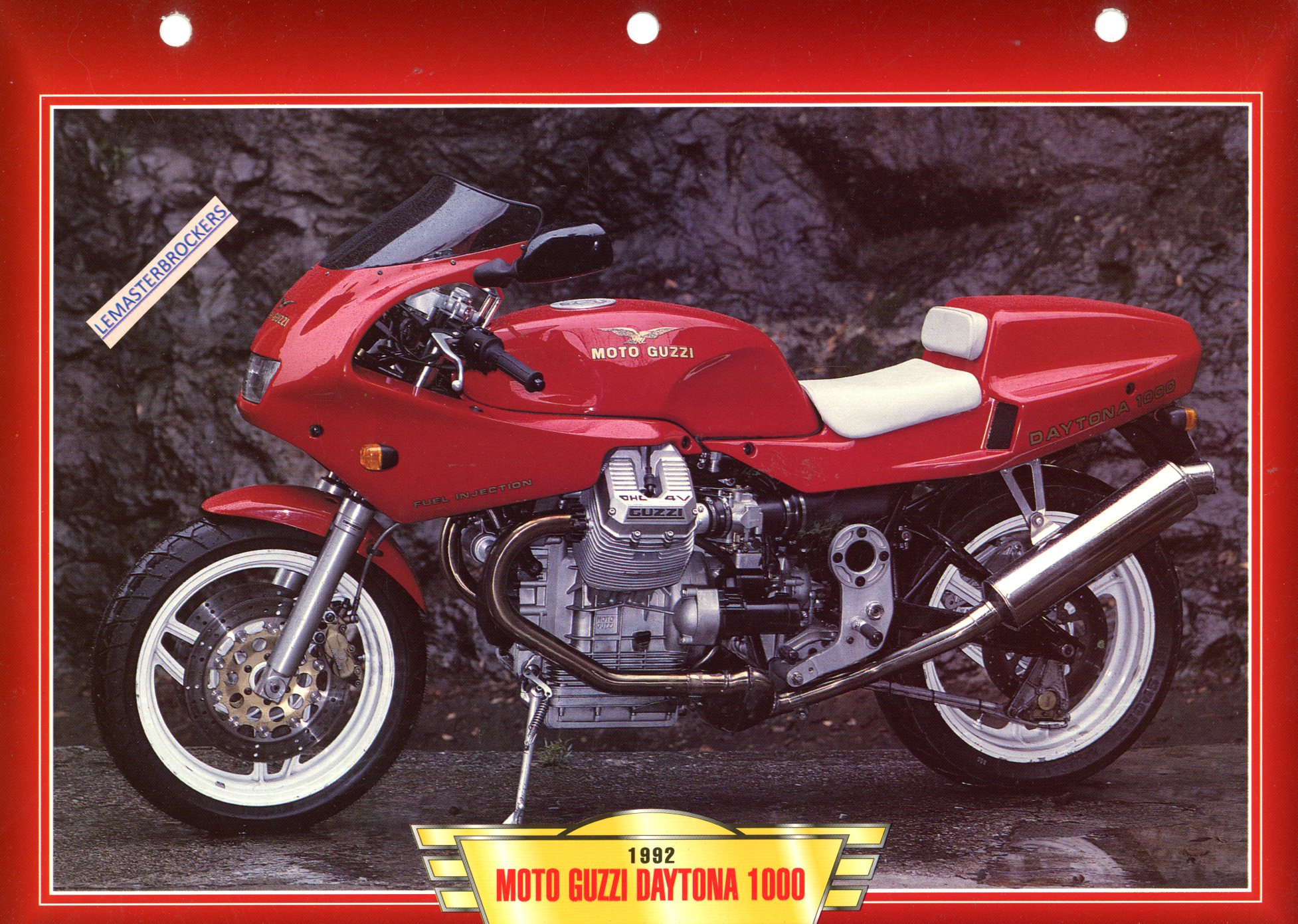 DOCUMENT MOTO GUZZI DAYTONA 1000 1992