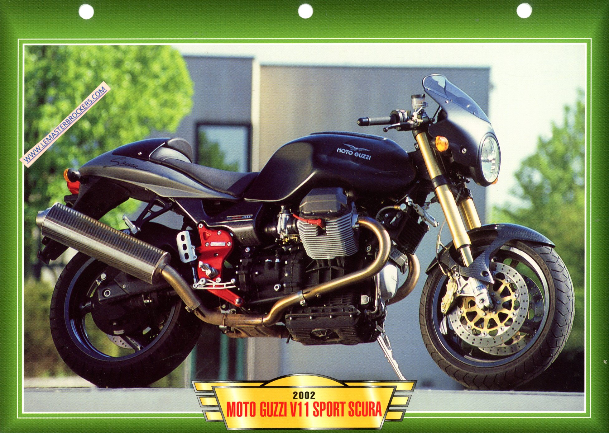 DOCUMENT MOTO GUZZI V11 SPORT SCURA 2002