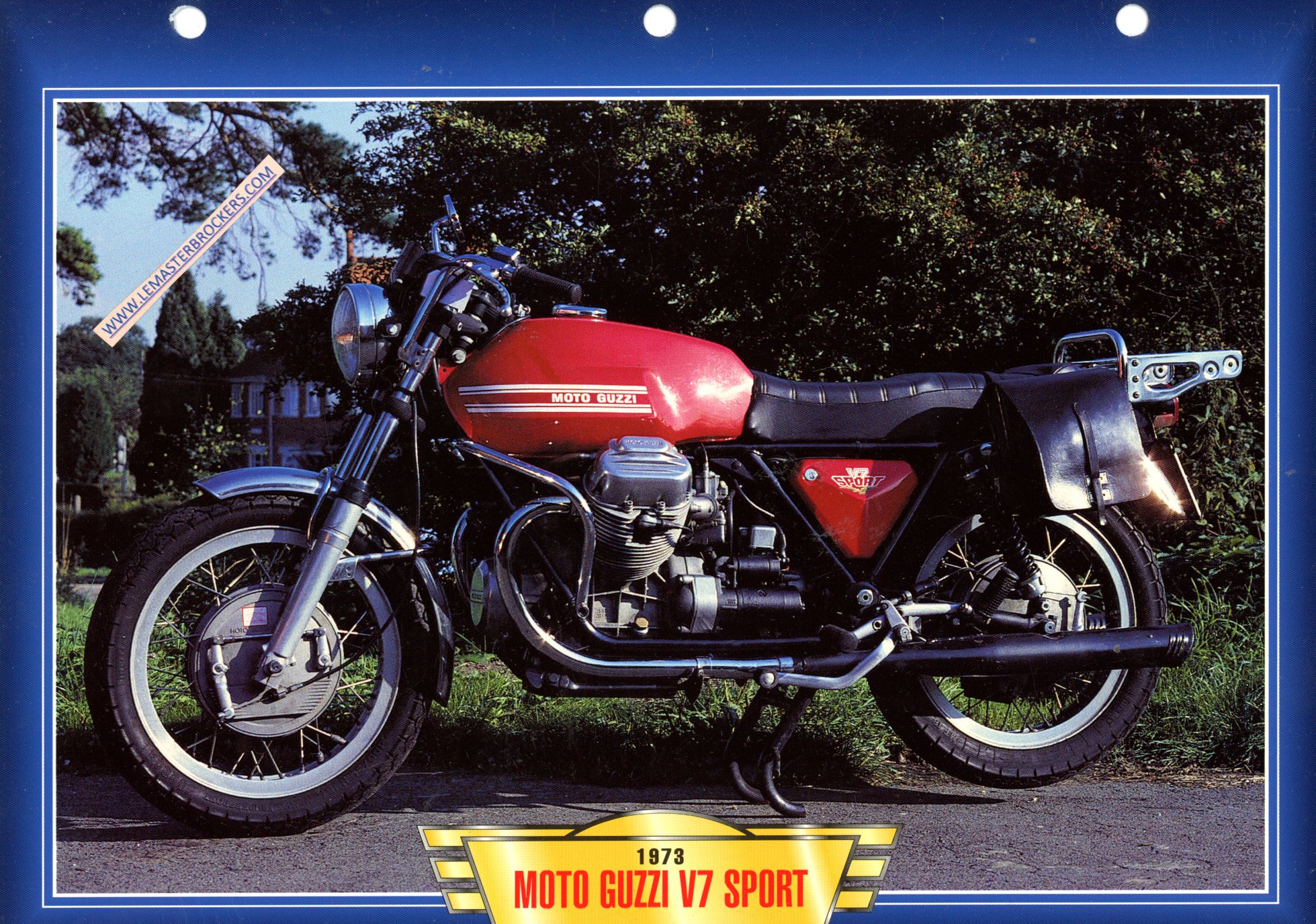 DOCUMENT MOTO GUZZI V7 SPORT