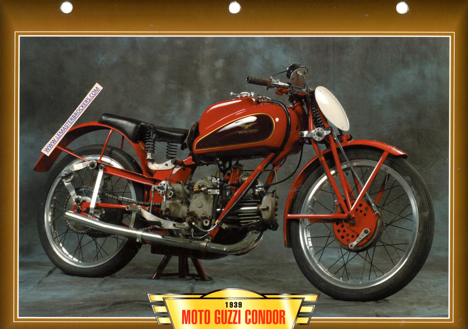 DOCUMENT MOTO GUZZI CONDOR 1939