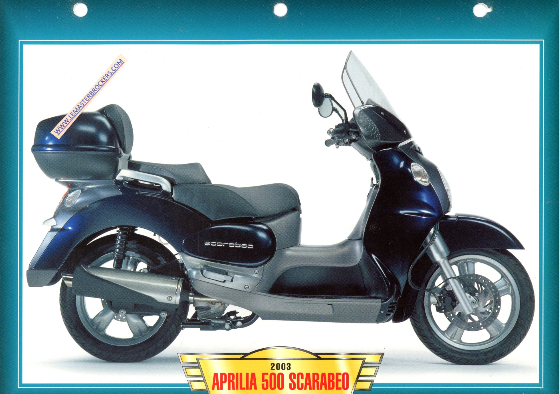 DOCUMENT APRILIA 500 SCARBEO 2003