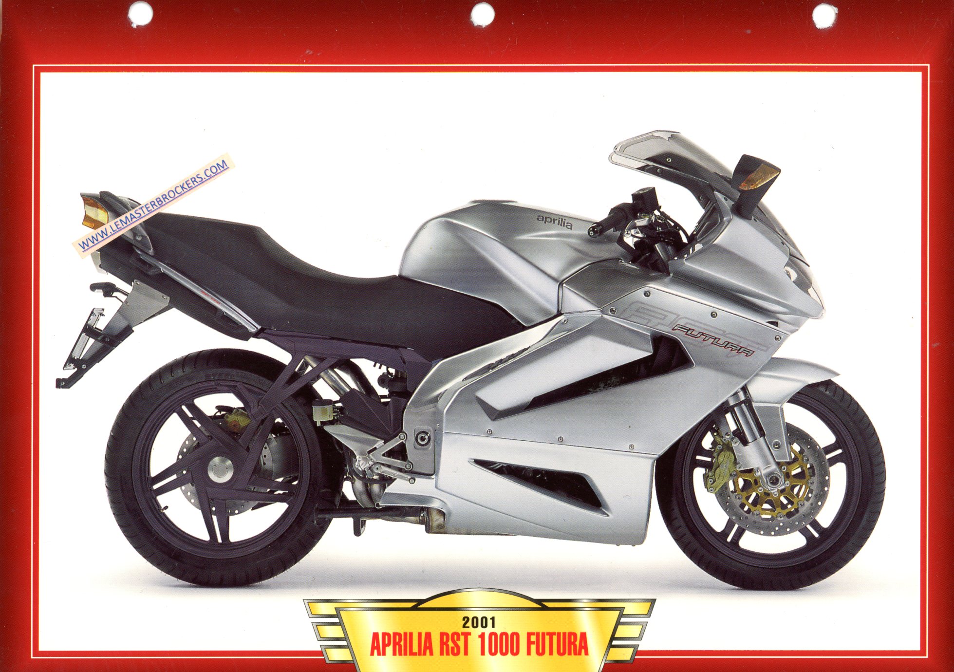 DOCUMENT MOTO APRILIA RST 1000 FUTURA 2001 - FICHE MOTO