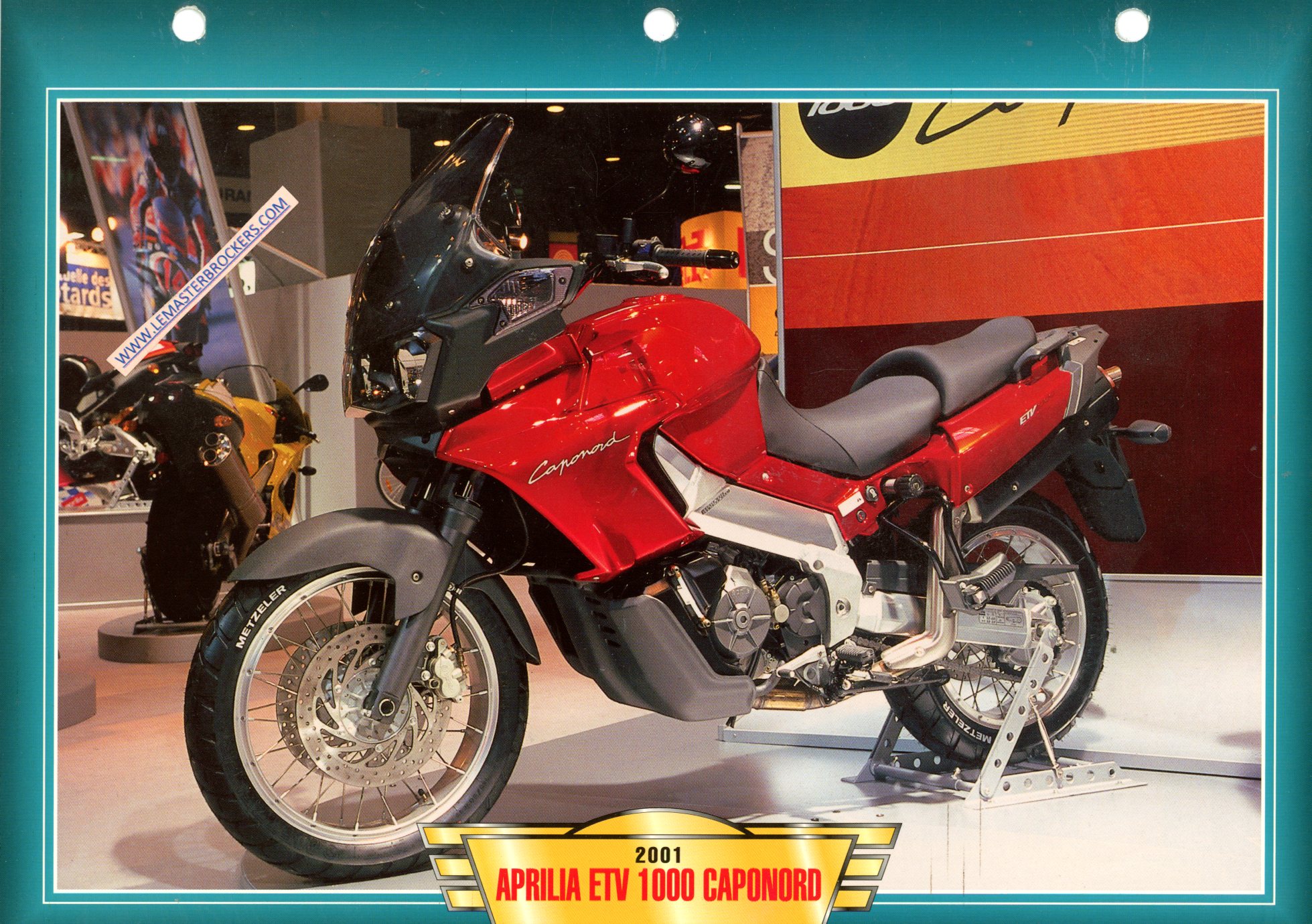 DOCUMENT MOTO APRILIA ETV 1000 CAPONORD 2001 - FICHES MOTO