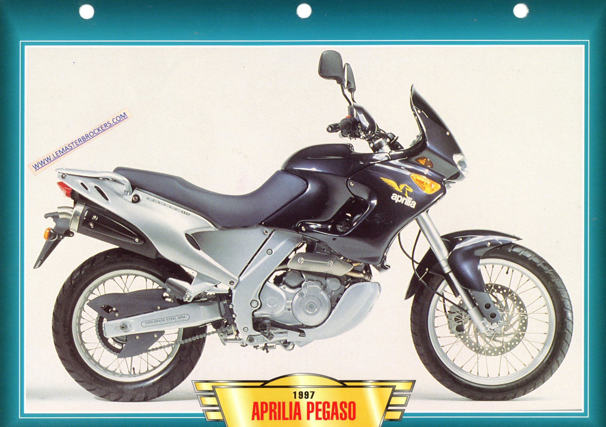 DOCUMENT MOTO APRILIA PEGASO 1997 FICHE MOTO